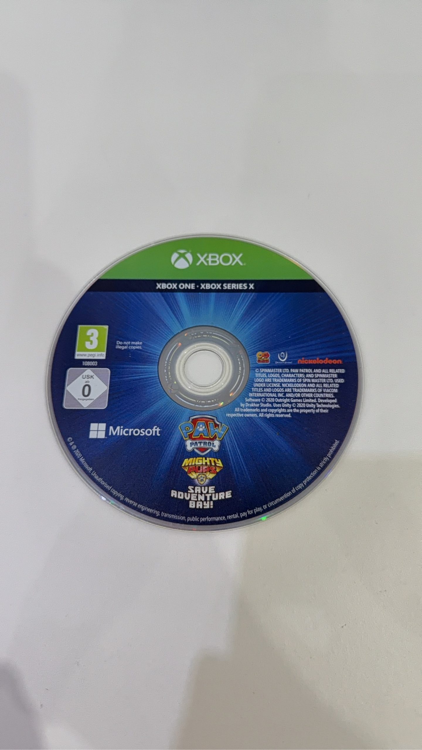 Paw Patrol Mighty Pups Save Adventure Bay Xbox One PAL UK No Manual VGC image 2