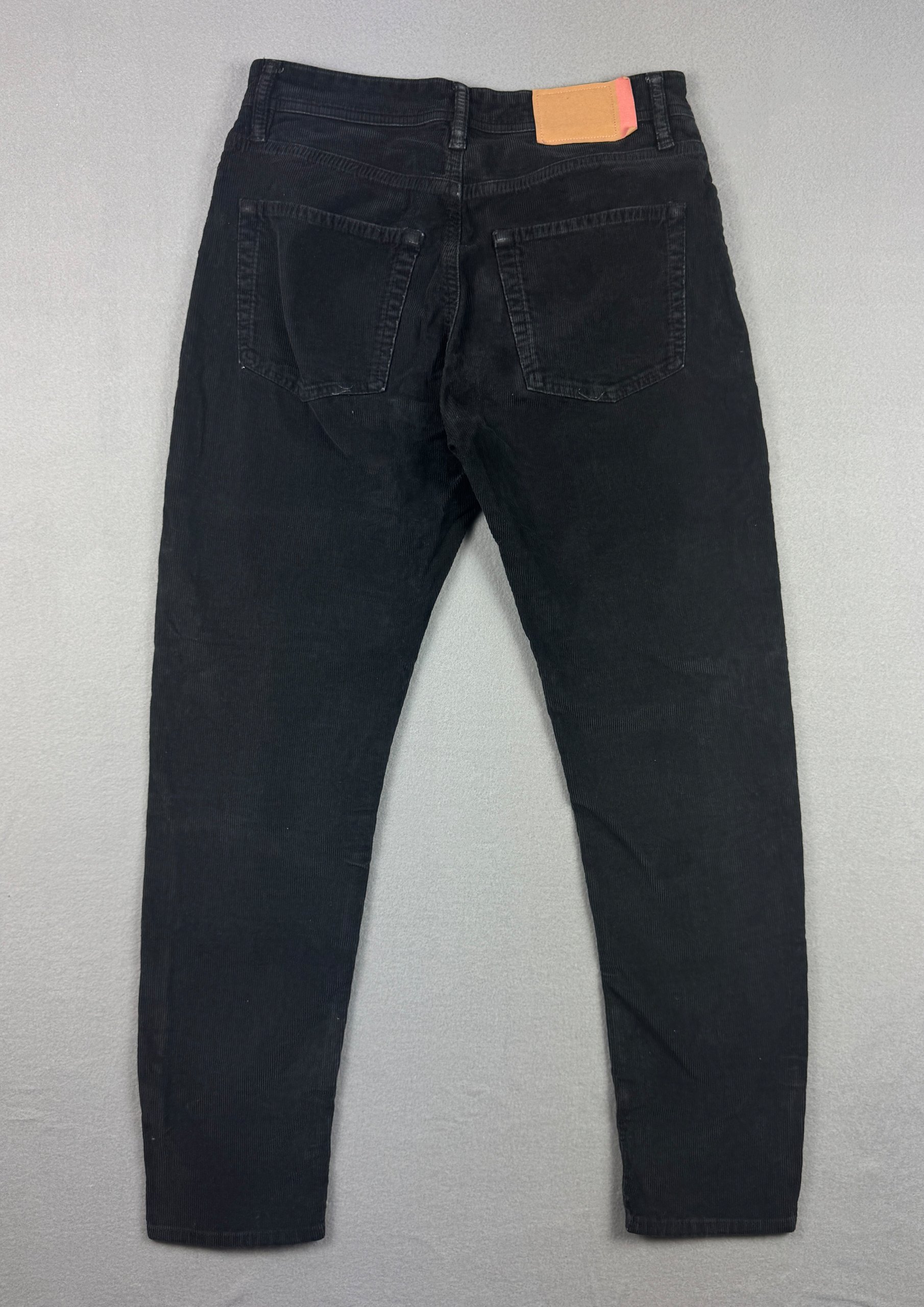 Acne Studios Melk Black Corduroy Slim Fit Cord Jeans Size W29 L32 image 2
