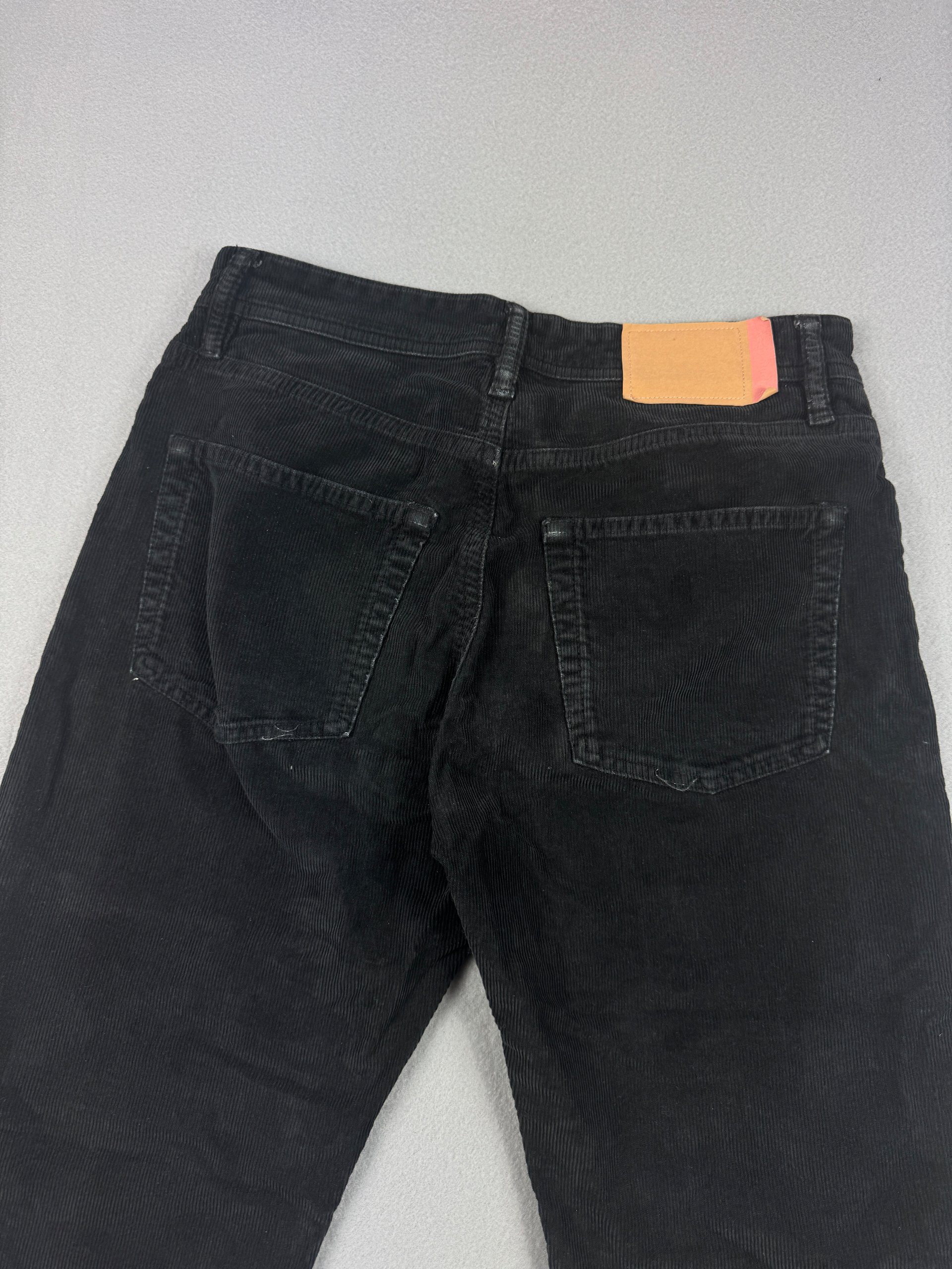 Acne Studios Melk Black Corduroy Slim Fit Cord Jeans Size W29 L32 image 4