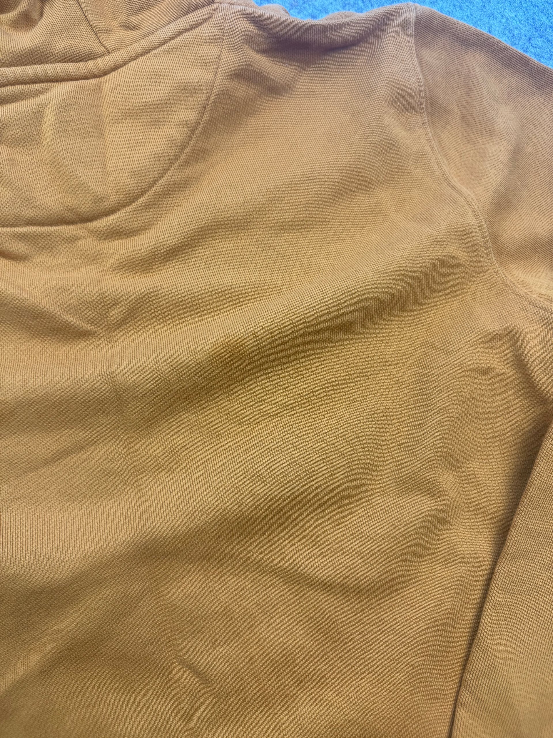 Lyle & Scott Mustard Brown Chest Logo Hoodie Men’s Large image 8