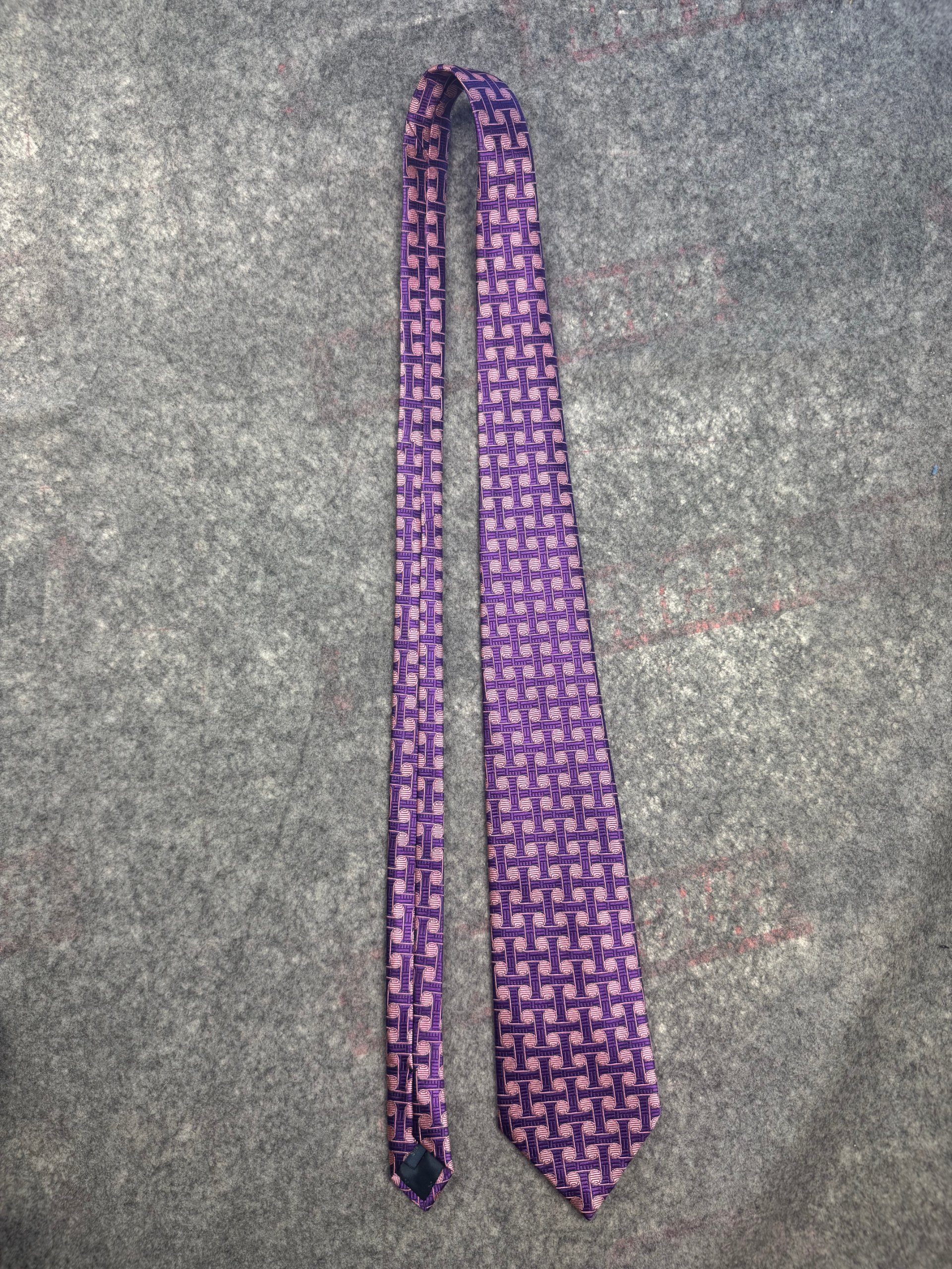 Thomas Nash Purple & Pink Silk Tie Pure Silk image 3