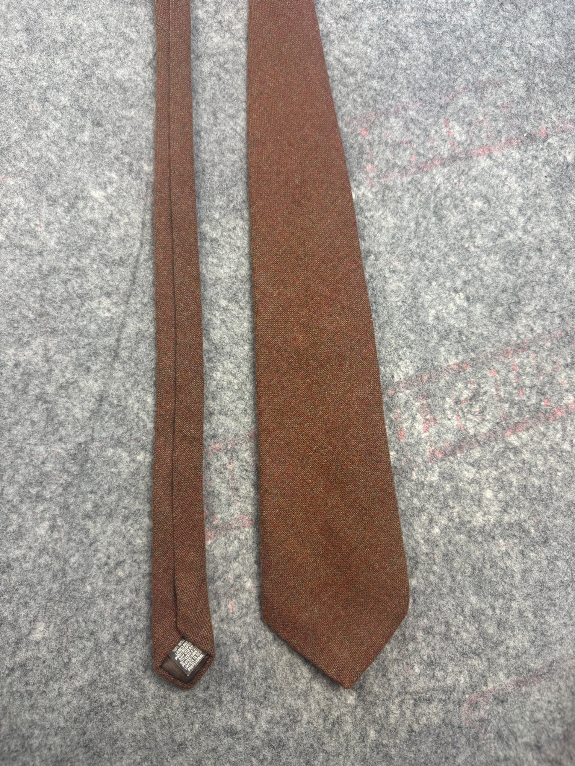 St Michael from Marks & Spencer Brown Wool Tweed Tie