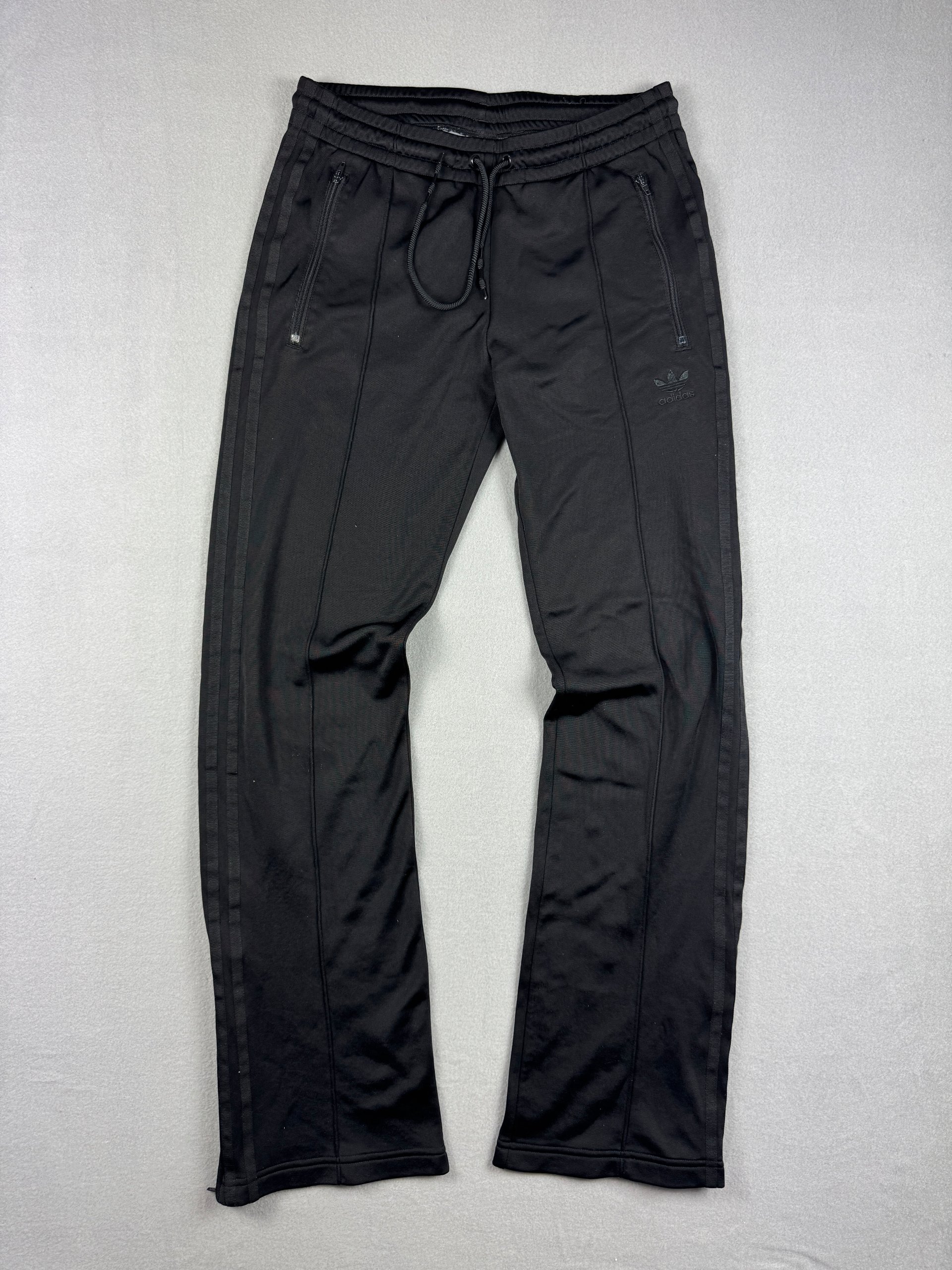 Women`s Adidas Black Originals Track Pants with Zipper Pockets Size 34 / S