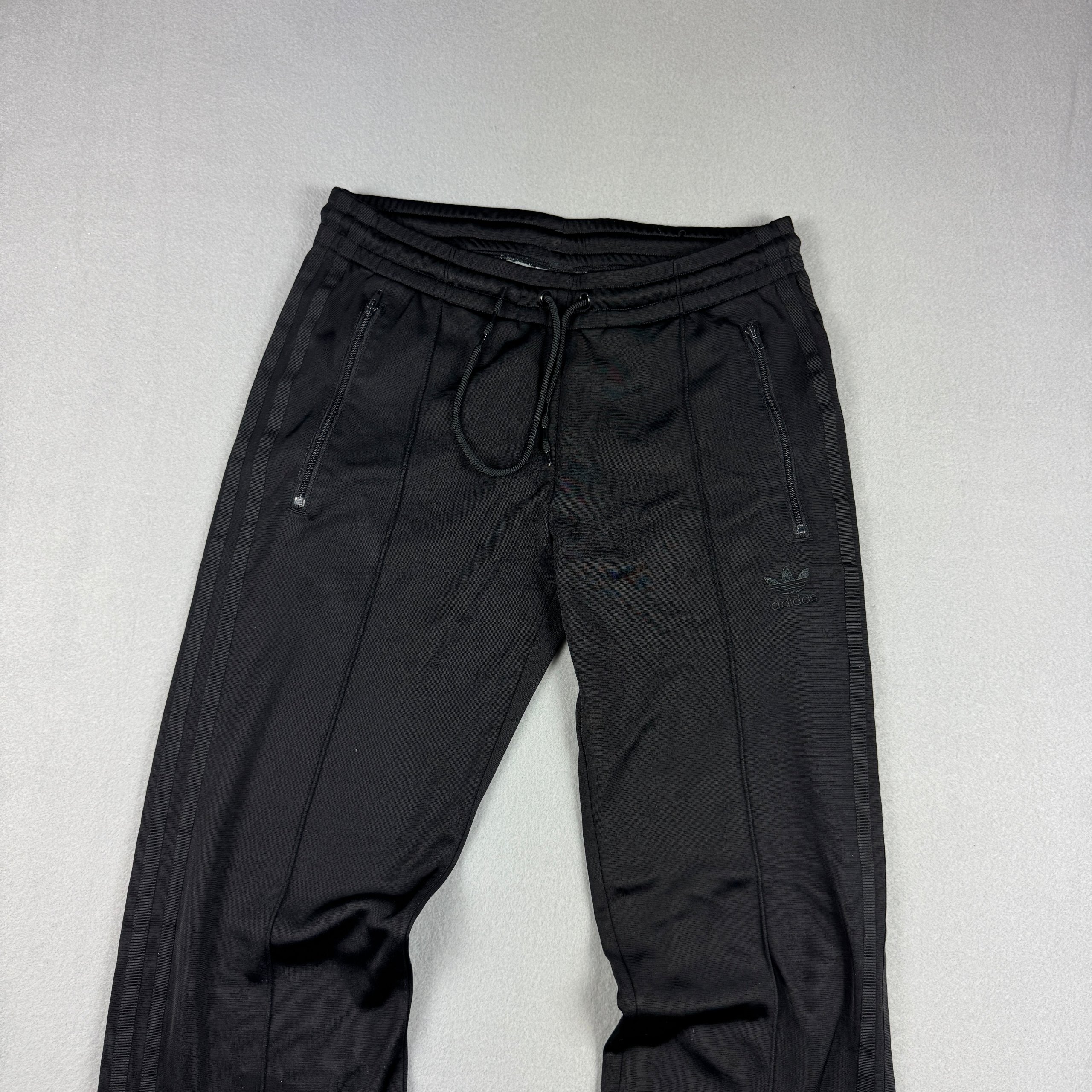 Women`s Adidas Black Originals Track Pants with Zipper Pockets Size 34 / S image 2