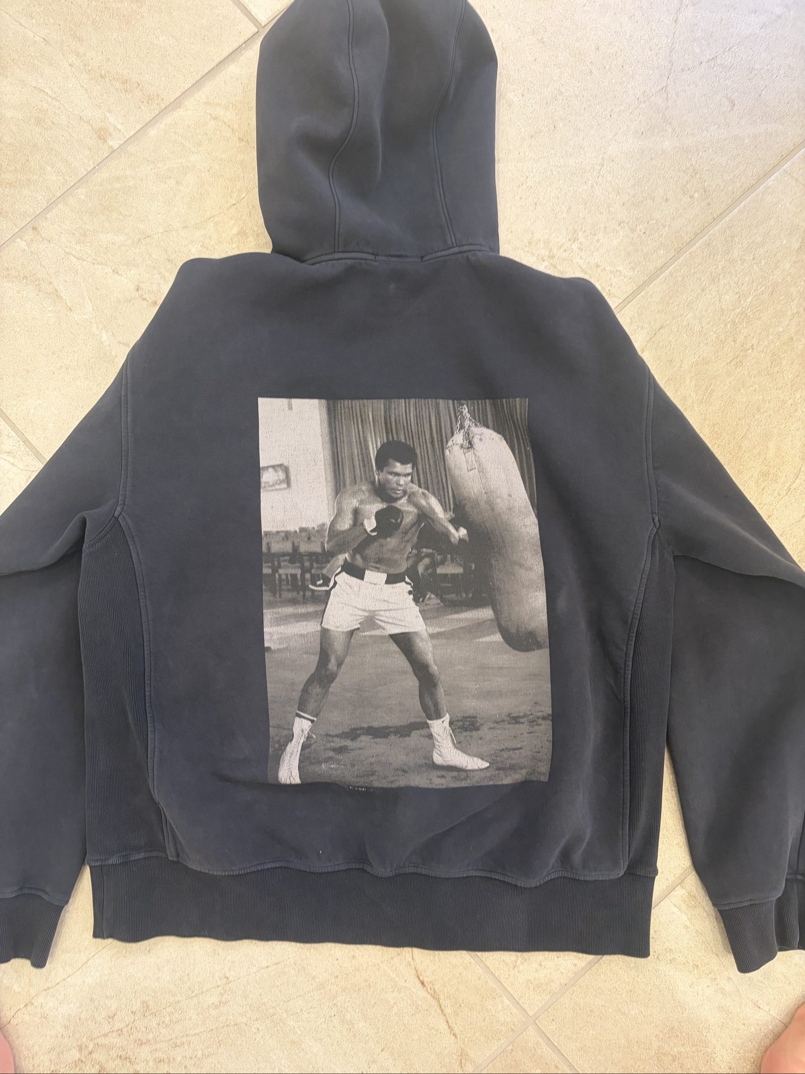 Muhammad Ali Black NeoKnit Max Hoodie Large YPB image 10