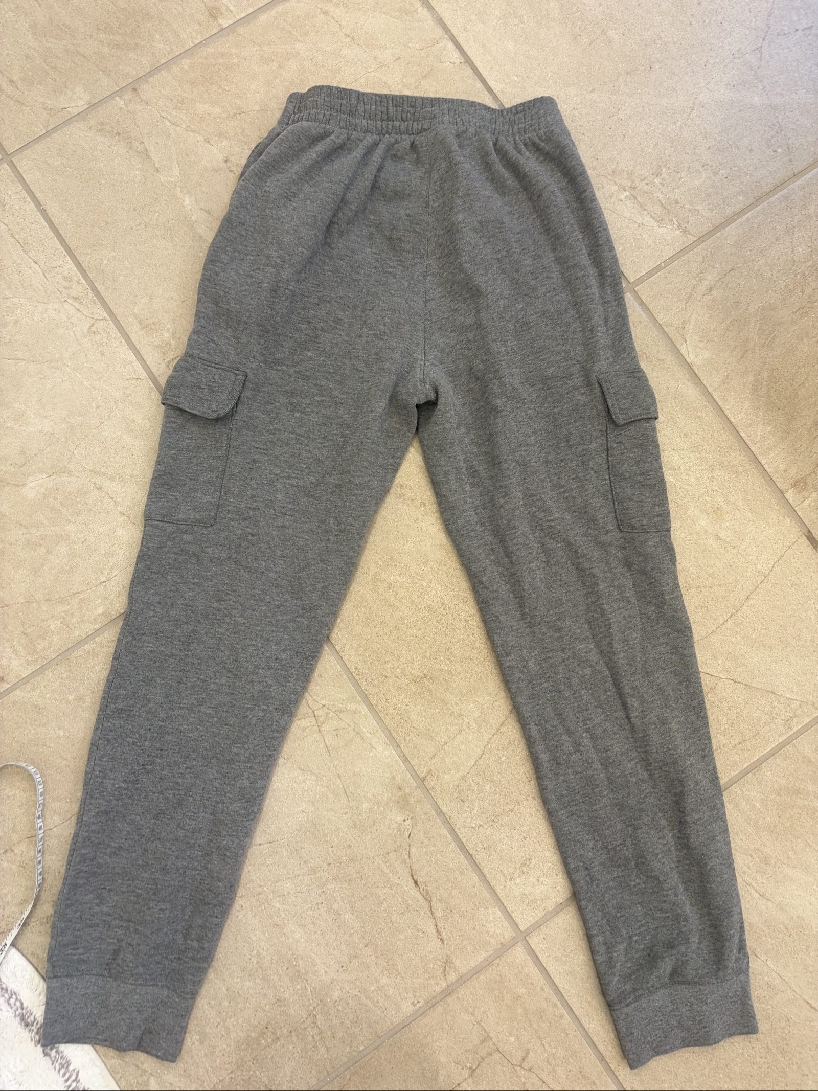 Jordan Grey Cargo Sweatpants Large Cotton Blend image 4