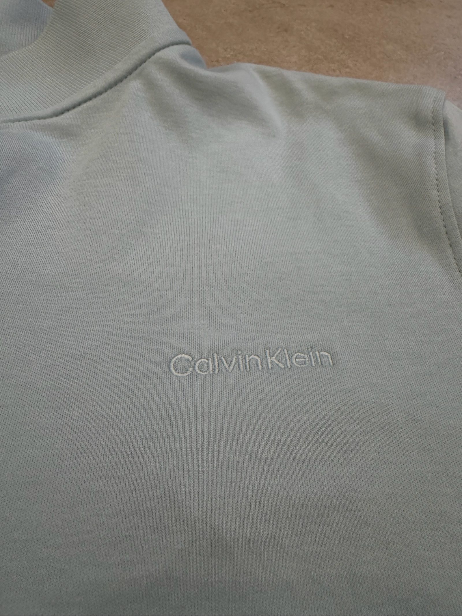 Calvin Klein Light Blue Polo Shirt XS Classic Fit image 2