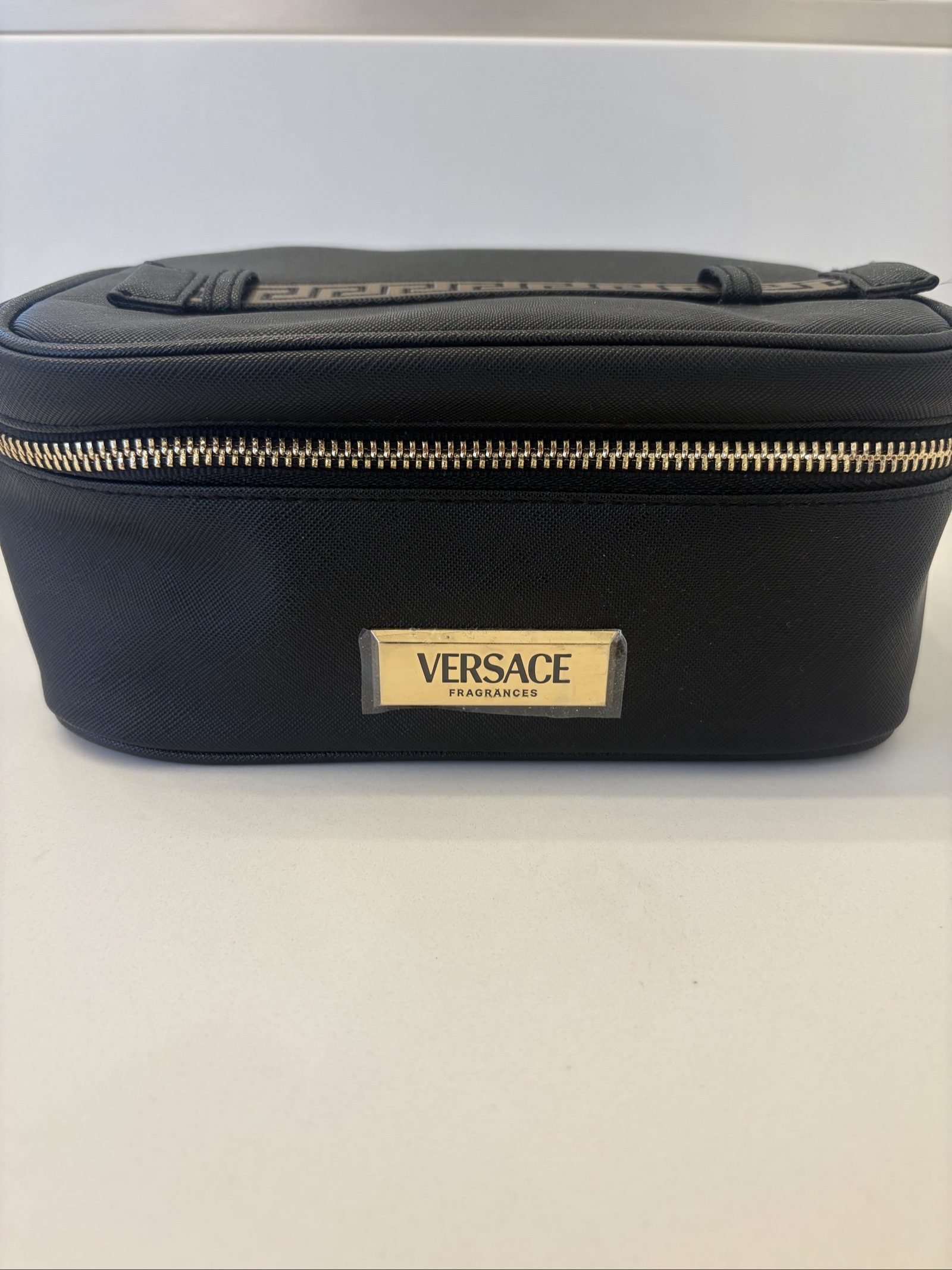 Versace Black Fragrances Makeup Travel Bag