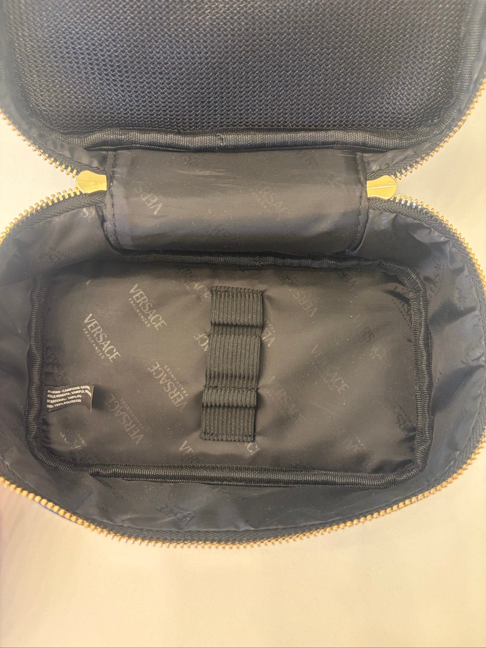 Versace Black Fragrances Makeup Travel Bag image 5