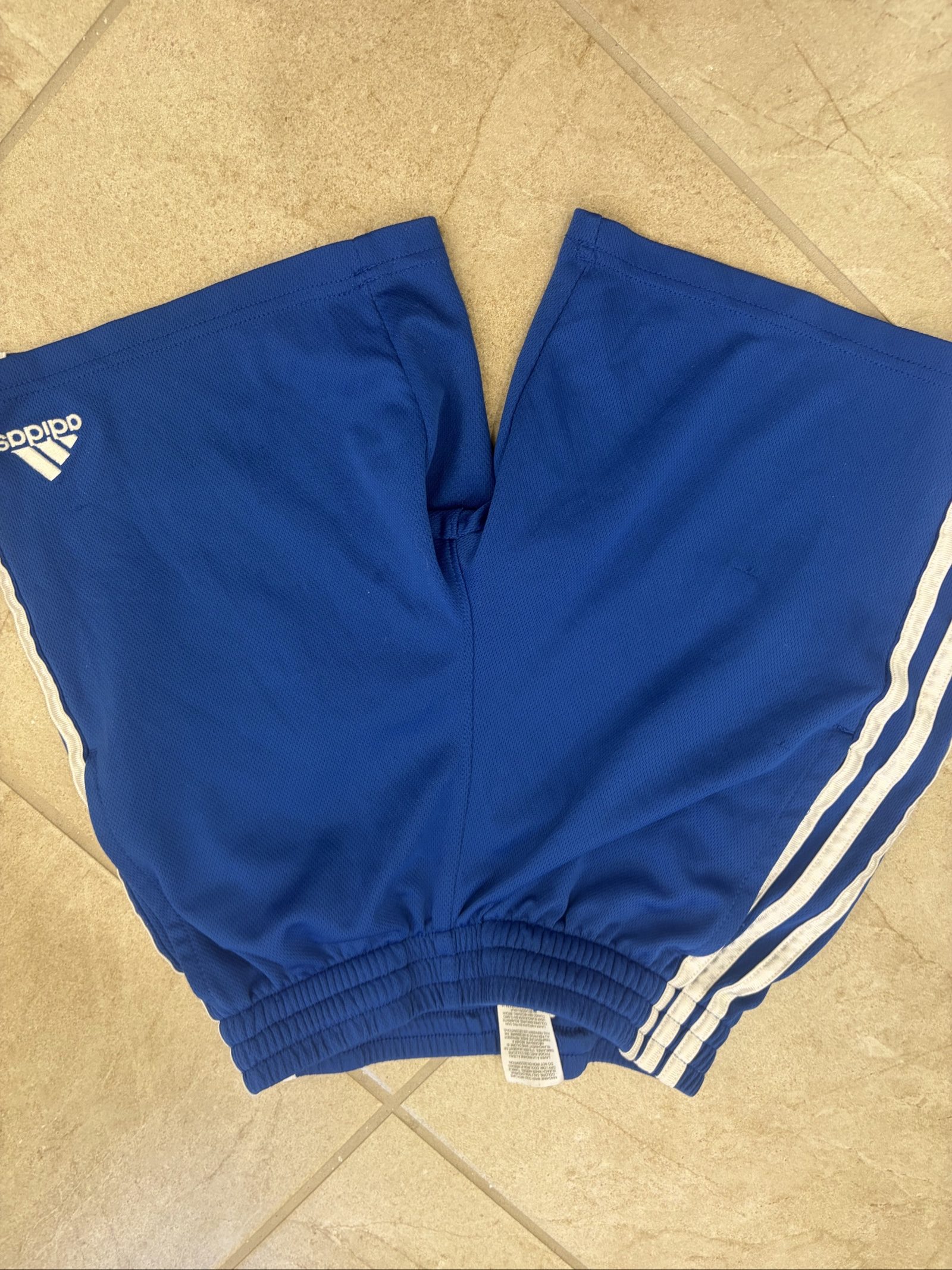 Adidas Blue Athletic Shorts 10/12 Recycled Polyester