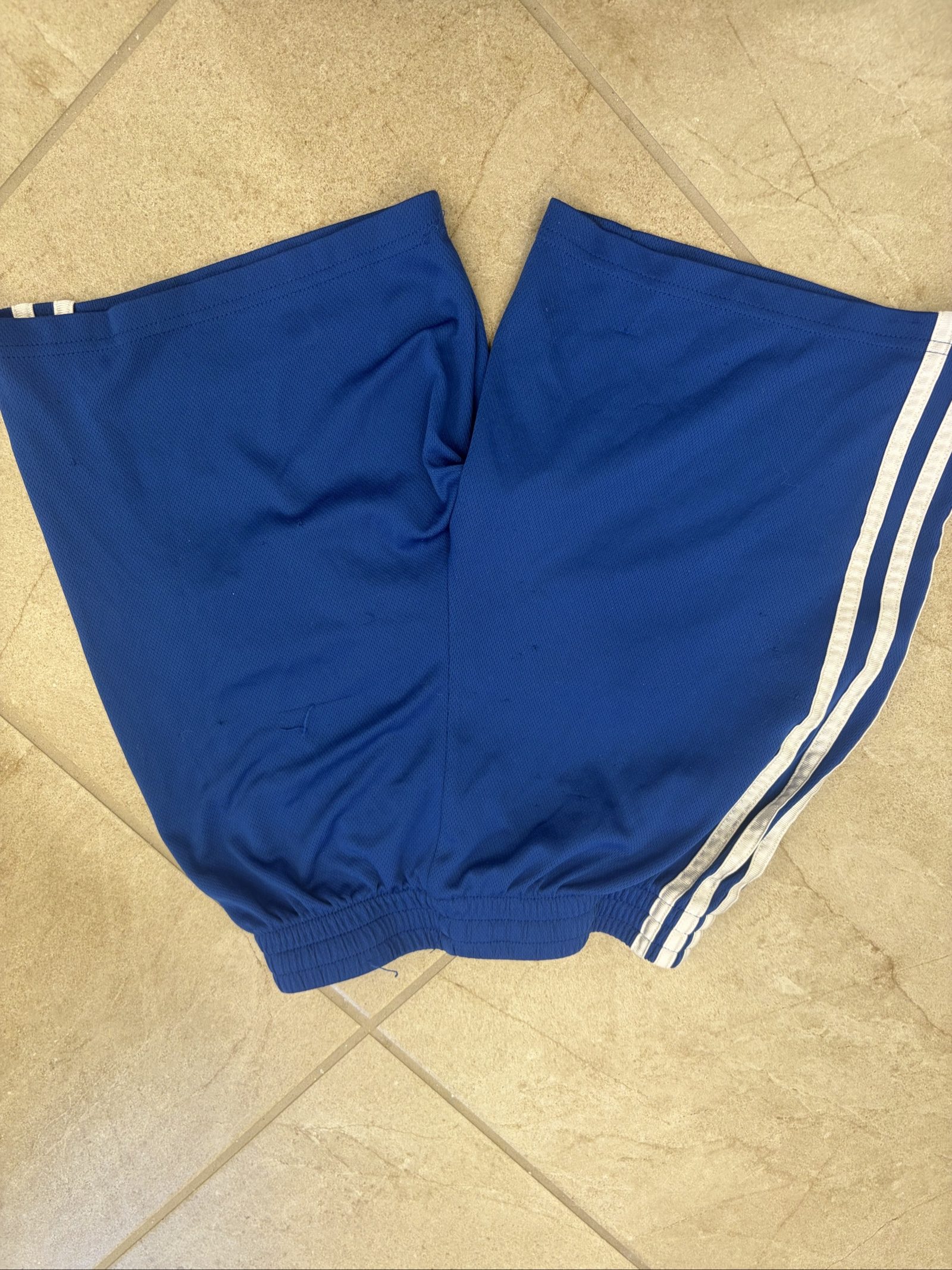Adidas Blue Athletic Shorts 10/12 Recycled Polyester image 3
