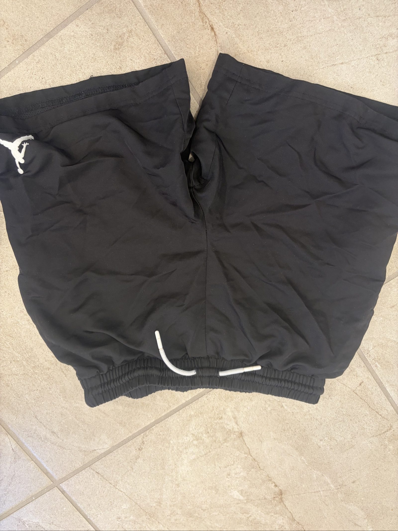 Jordan Black Cotton Athletic Shorts Large
