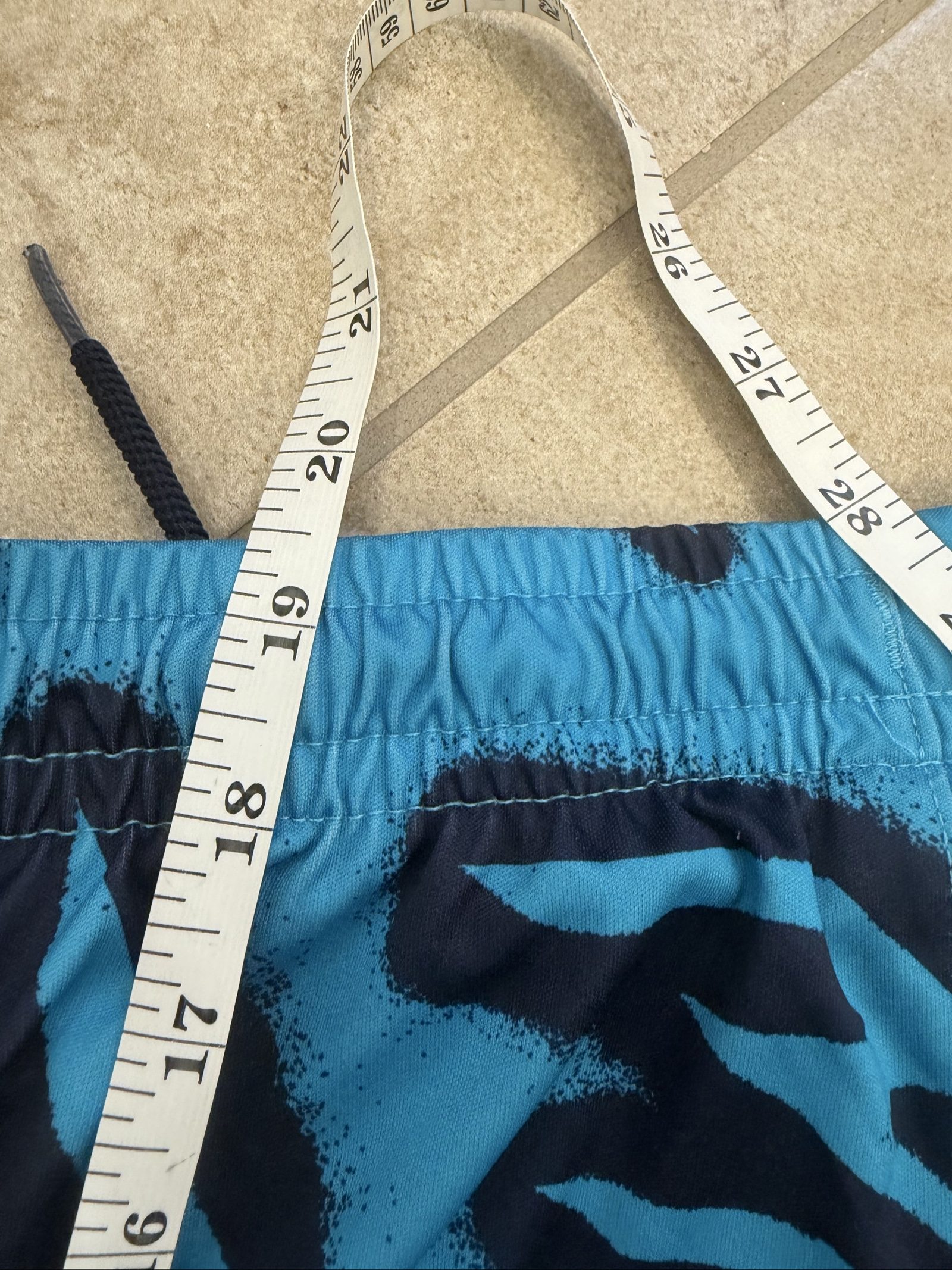 Nike Blue Allover Print Basketball Shorts Medium image 10