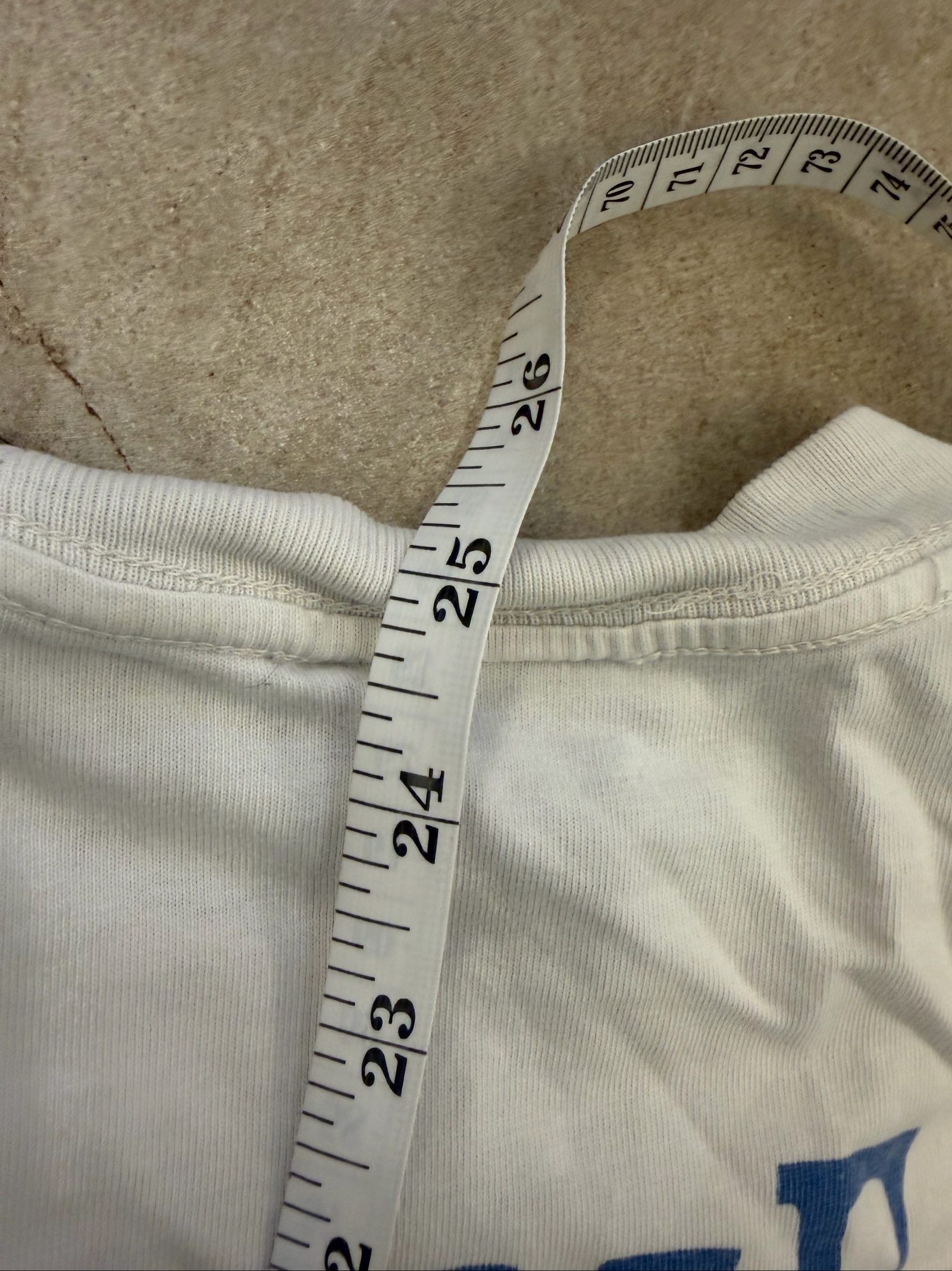 H&M White Loose Fit Synthesis Print T-Shirt US XS image 5