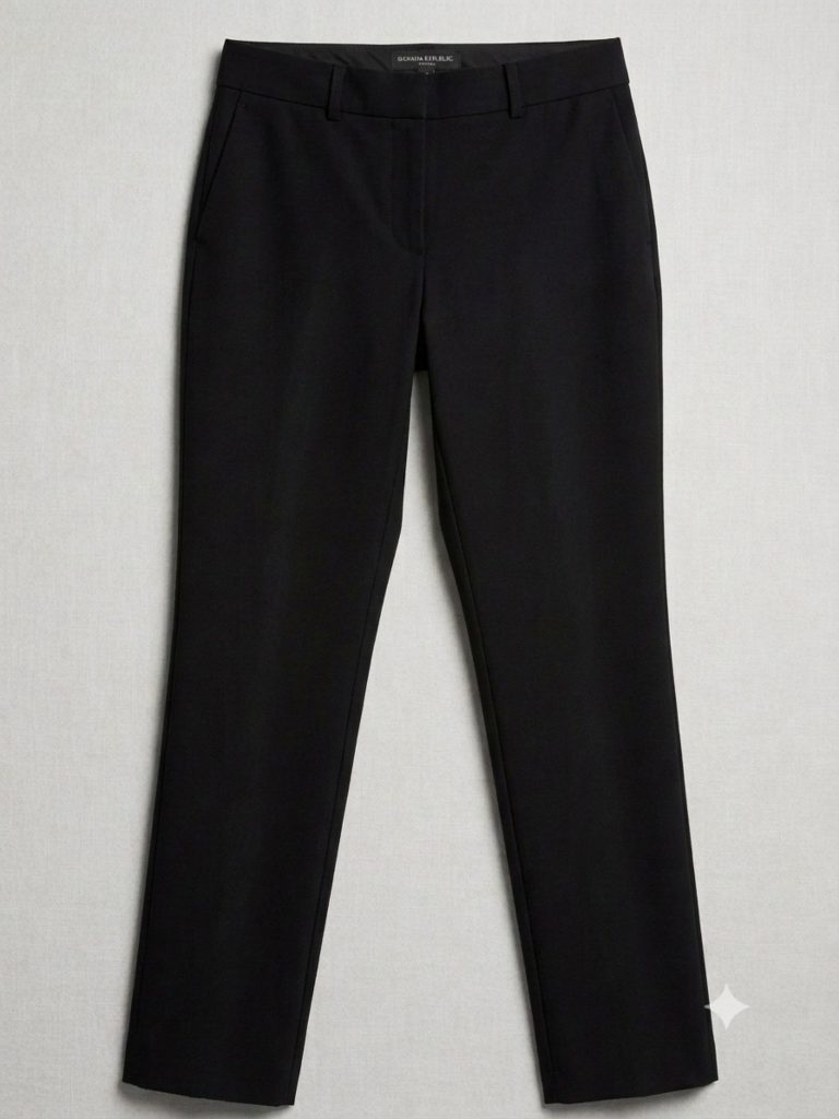 Banana Republic Women Black Sloan City Fit Trousers Size 2