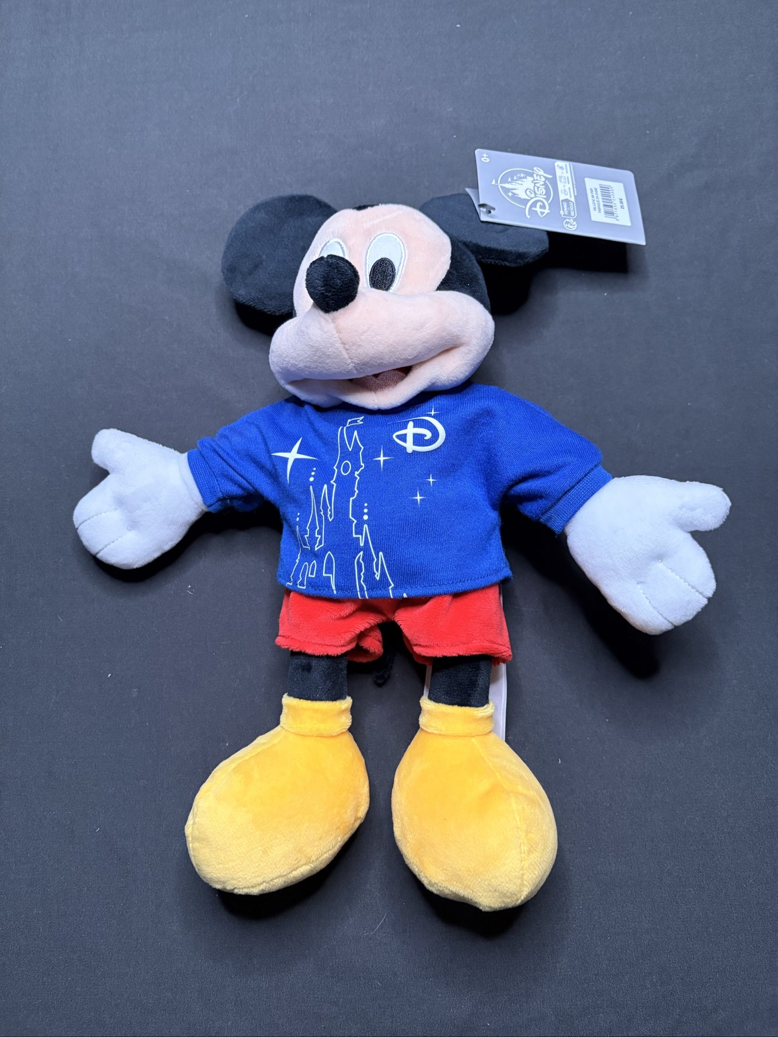Disney Blue & Red Mickey Mouse Plush Toy