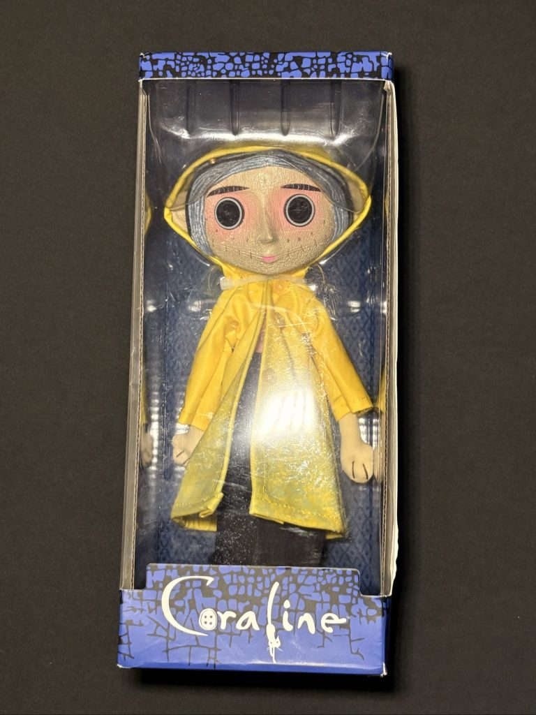 NECA Coraline Yellow Raincoat Doll Prop Replica