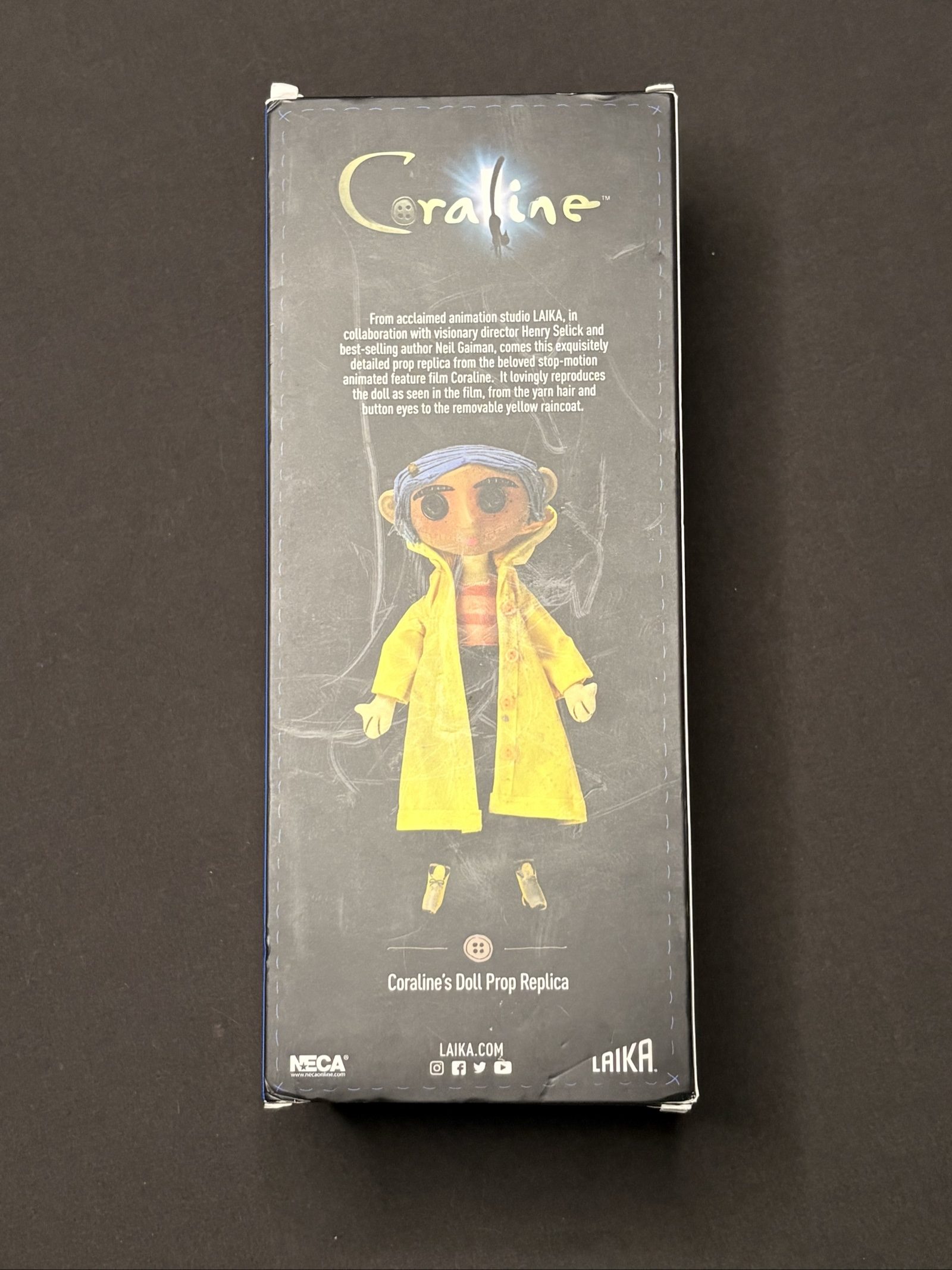 NECA Coraline Yellow Raincoat Doll Prop Replica image 4