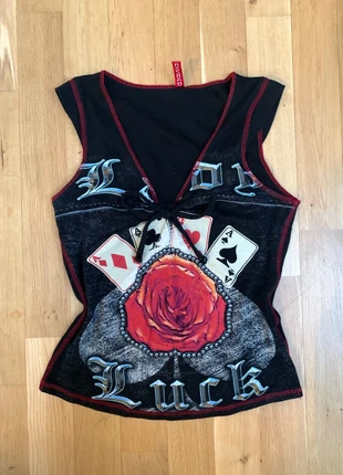 Divided Y2K Grunge Top
