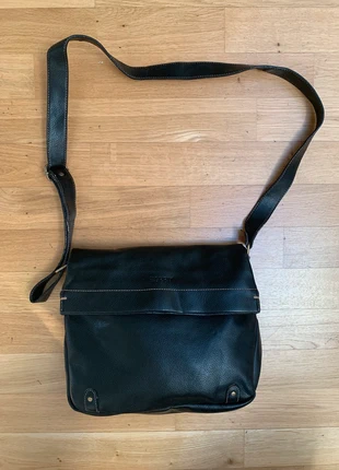 Esprit Umhängetasche | schwarz | Kunstleder | Messenger Crossbody Bag