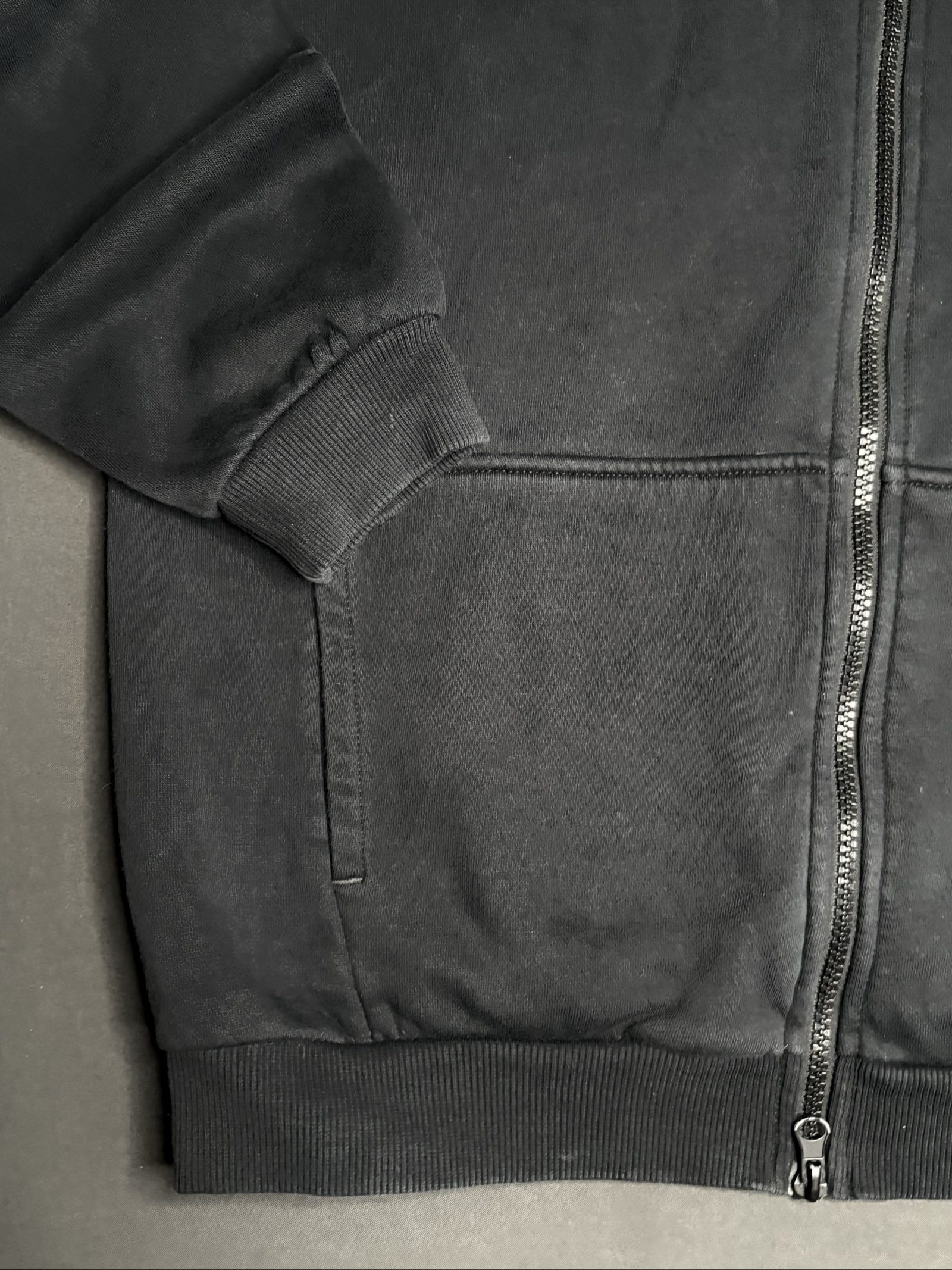 Nike Kids Black Zip Hoodie Large 146-156cm Cotton Fleece image 2