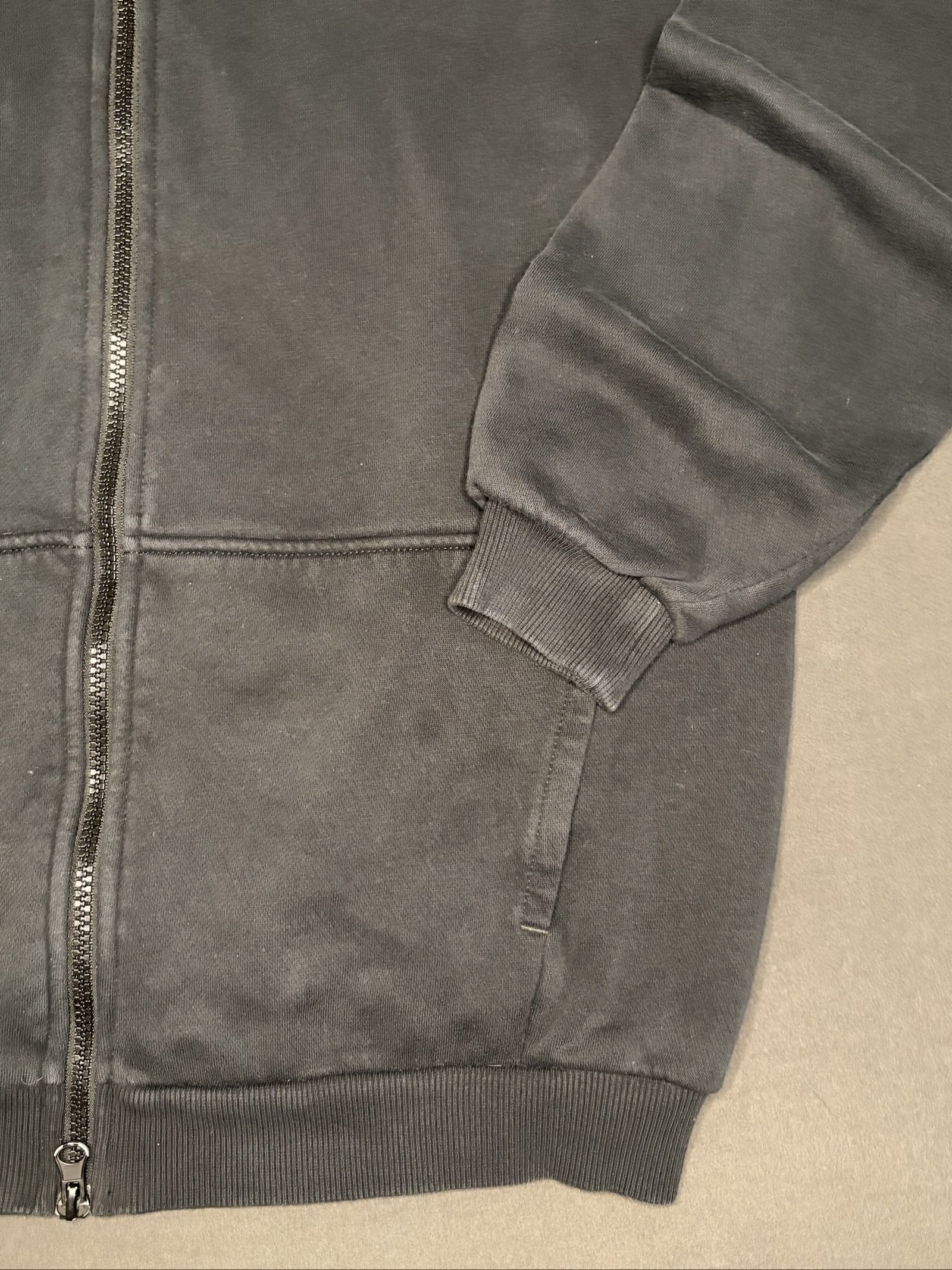 Nike Kids Black Zip Hoodie Large 146-156cm Cotton Fleece image 7