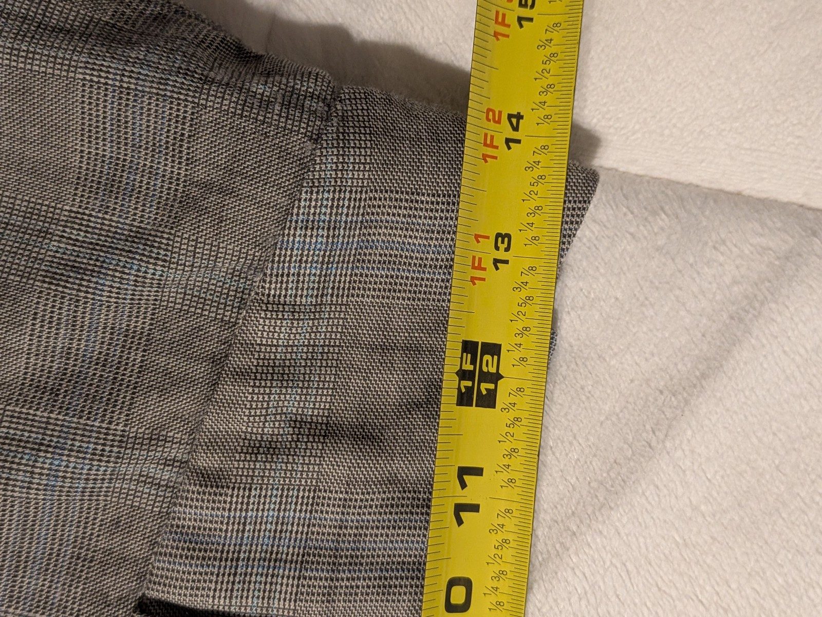 Banana Republic Grey Glen Plaid Wool Blend Dress Pants Size 2 Classic Fit image 6