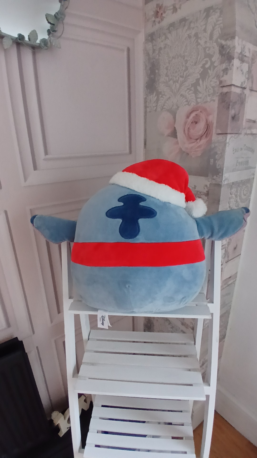 Disney Original Squishmallows Stitch Blue Christmas Plush Toy image 2