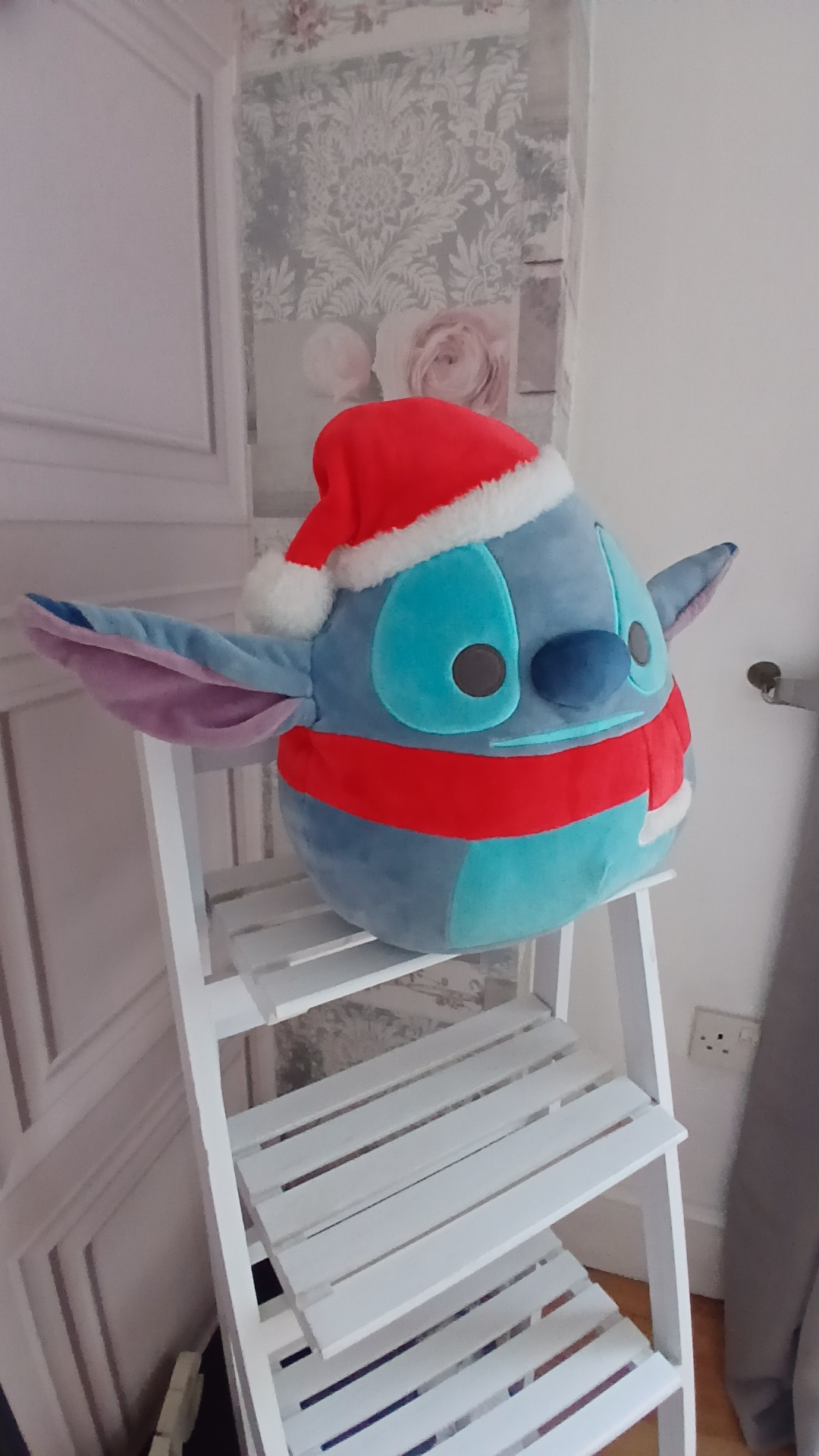 Disney Original Squishmallows Stitch Blue Christmas Plush Toy image 3