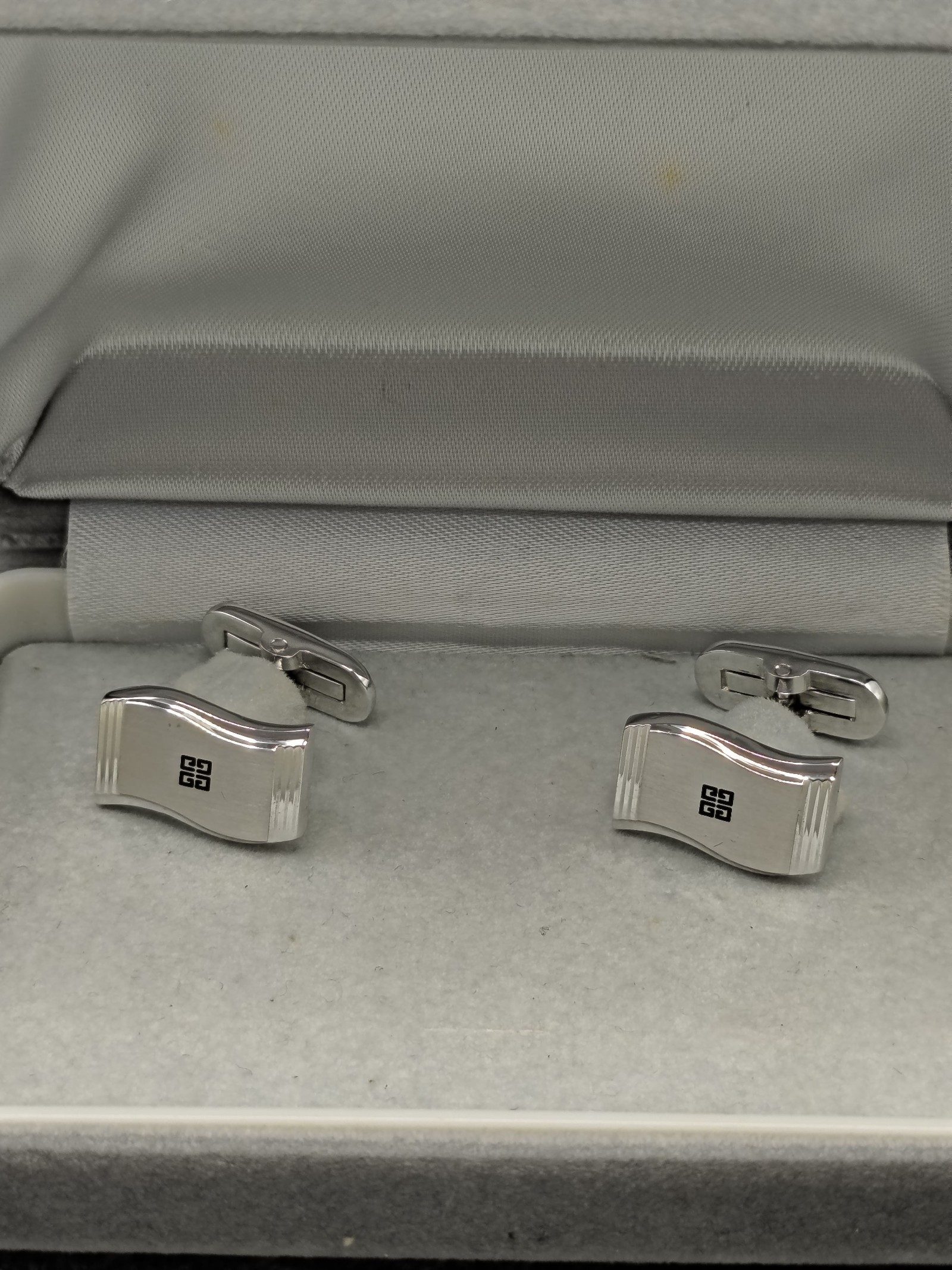 Givenchy Men's Silver Tone Cufflinks image 2