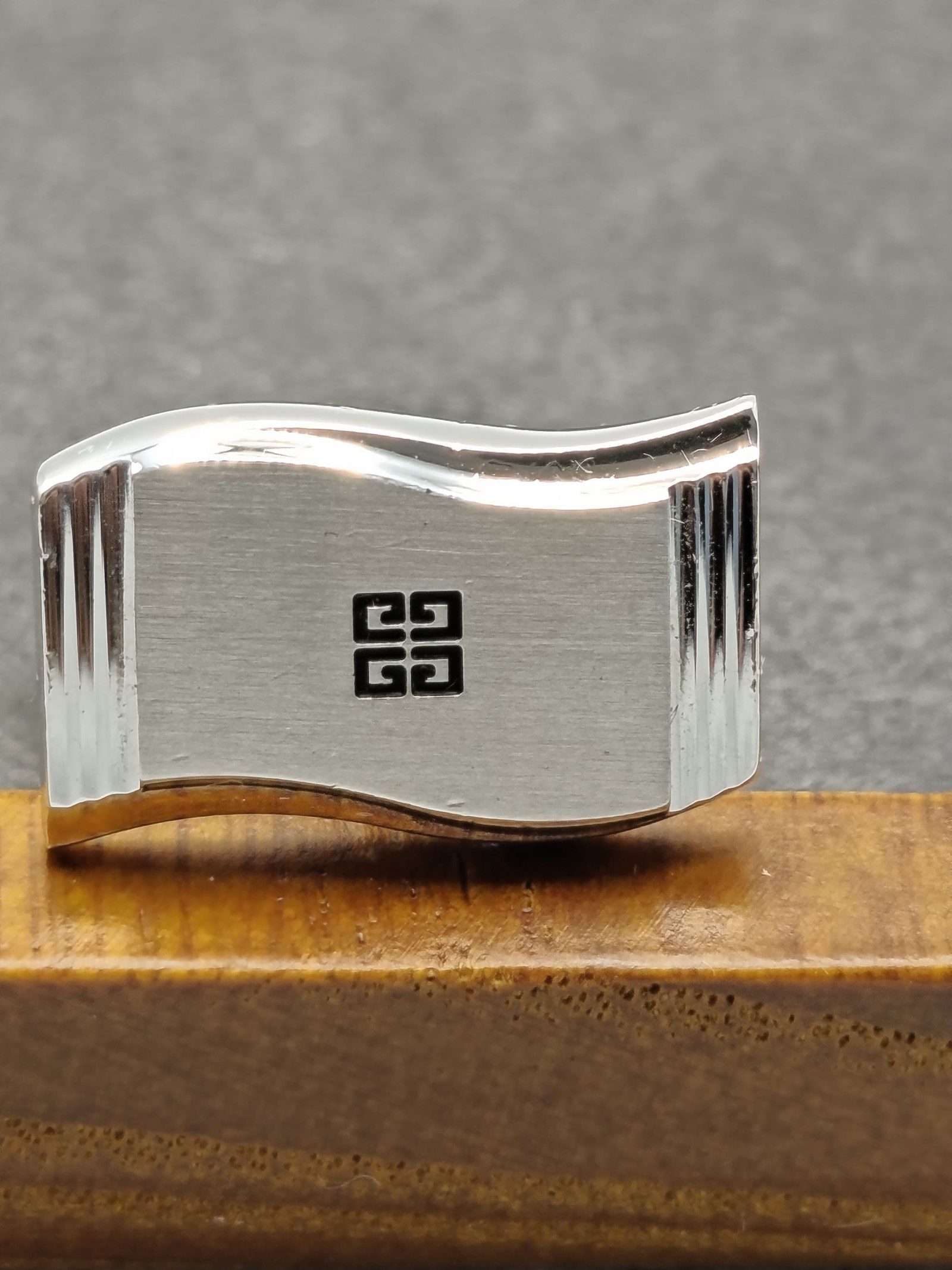 Givenchy Men's Silver Tone Cufflinks image 5