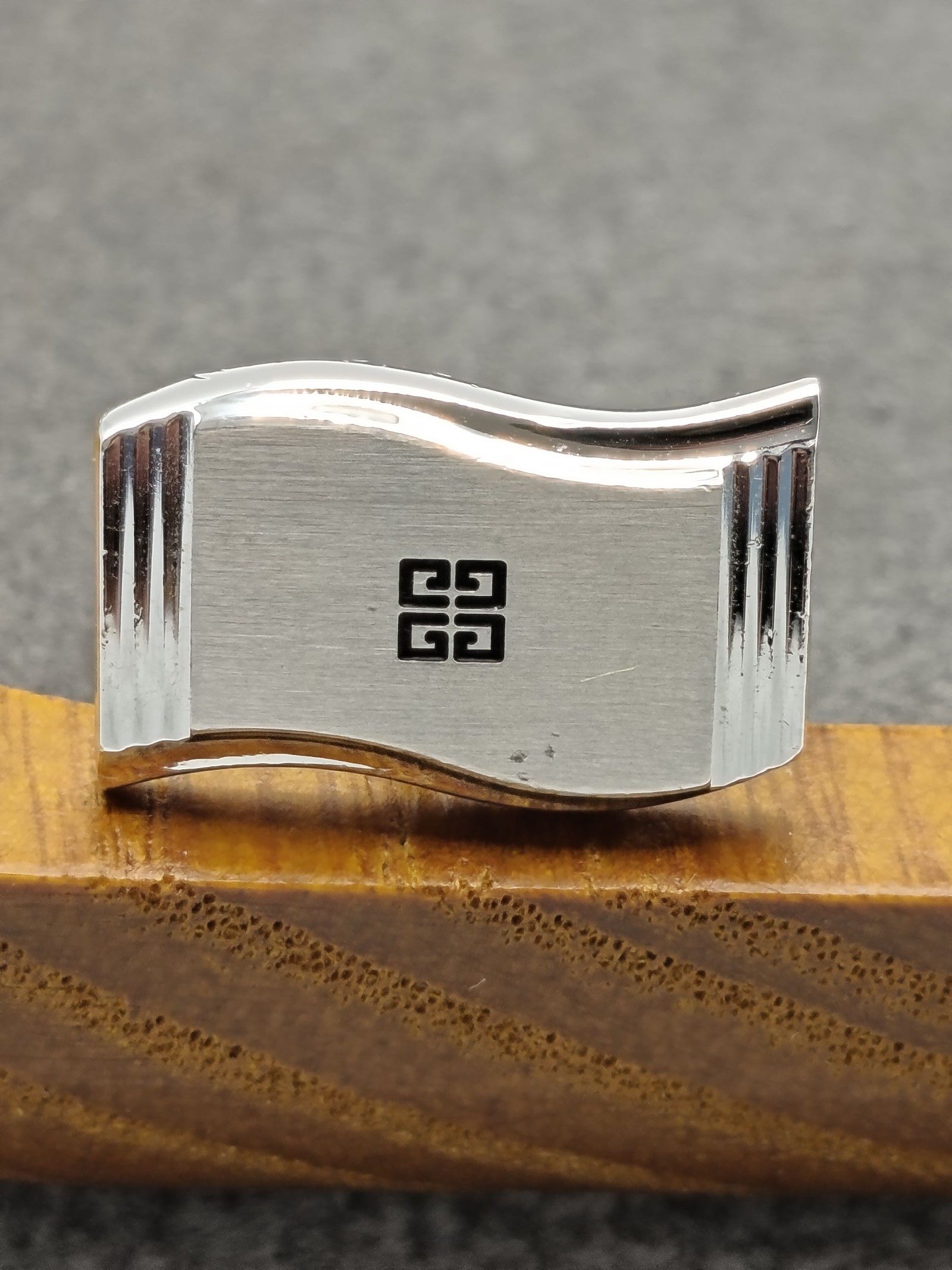 Givenchy Men's Silver Tone Cufflinks image 6