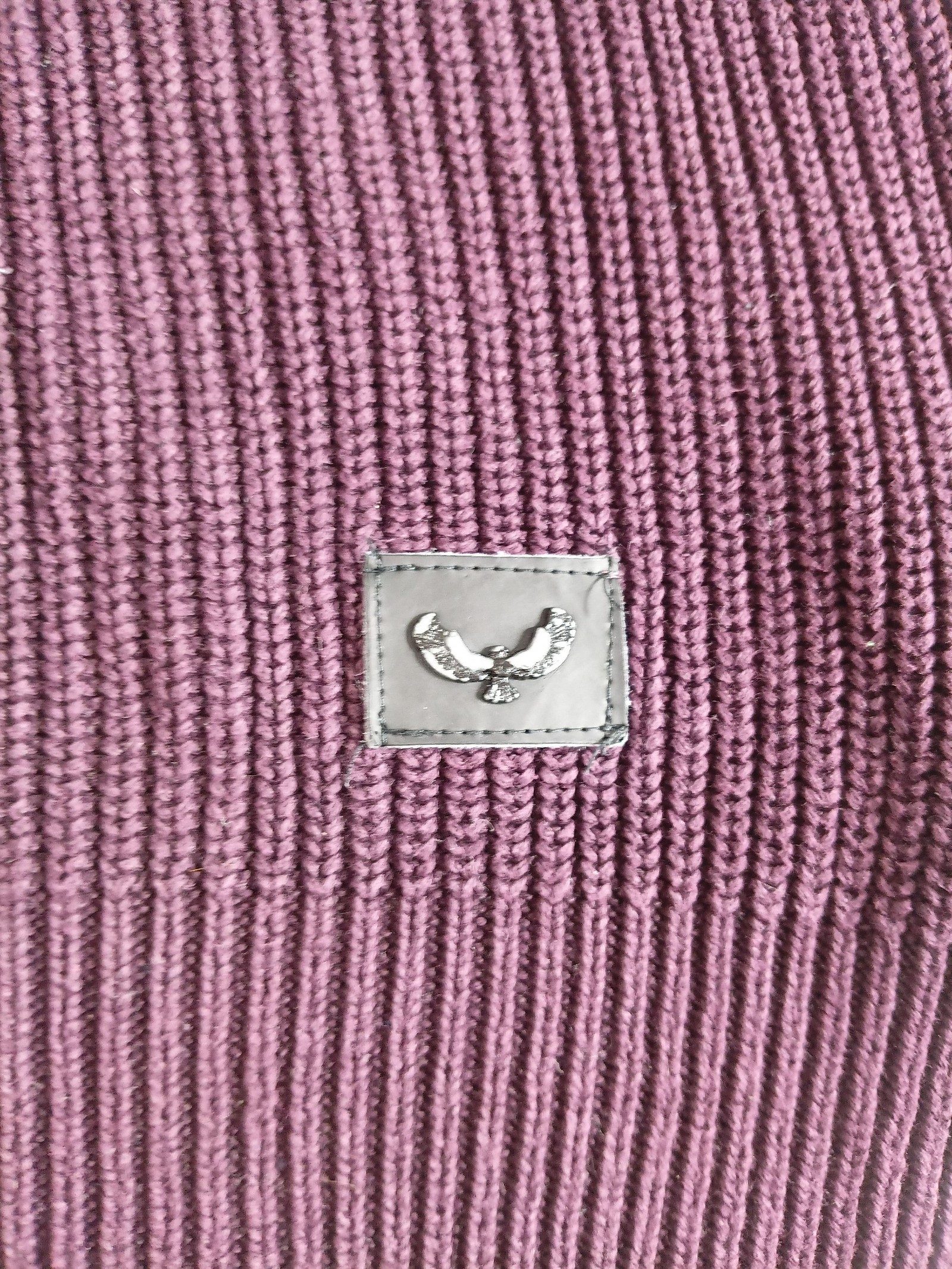 Brave Soul Purple Ribbed Knitted Sweater XL Button Neck image 5