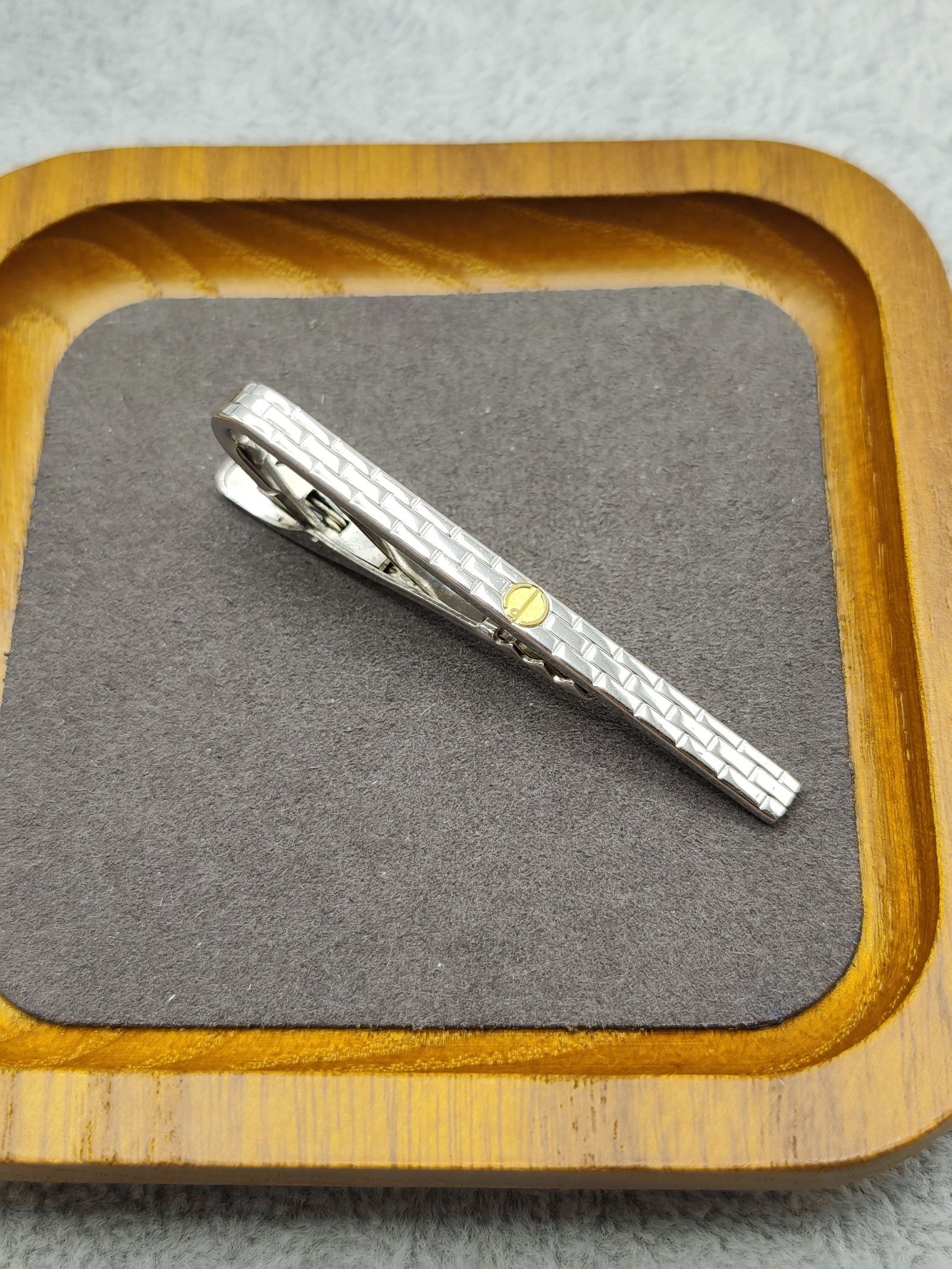 Dunhill Silver & Gold Men’s Tie Clip with Gift Box Other image 4