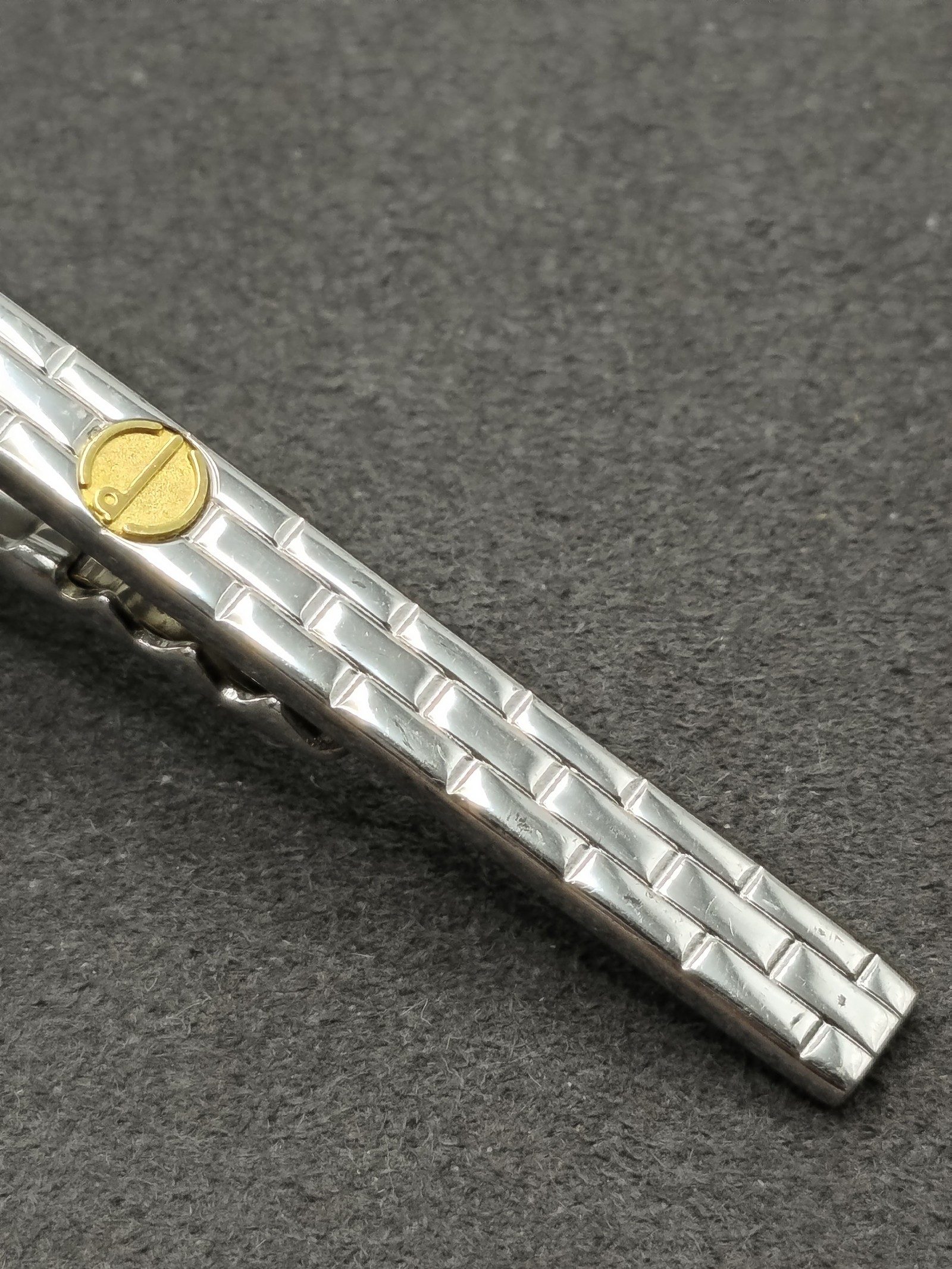 Dunhill Silver & Gold Men’s Tie Clip with Gift Box Other image 5
