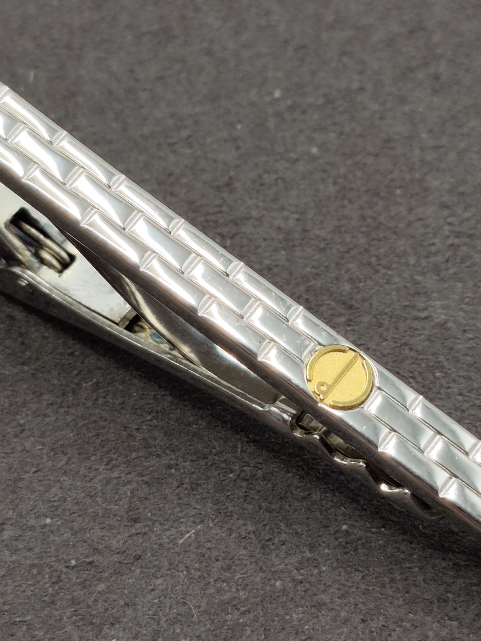 Dunhill Silver & Gold Men’s Tie Clip with Gift Box Other image 6