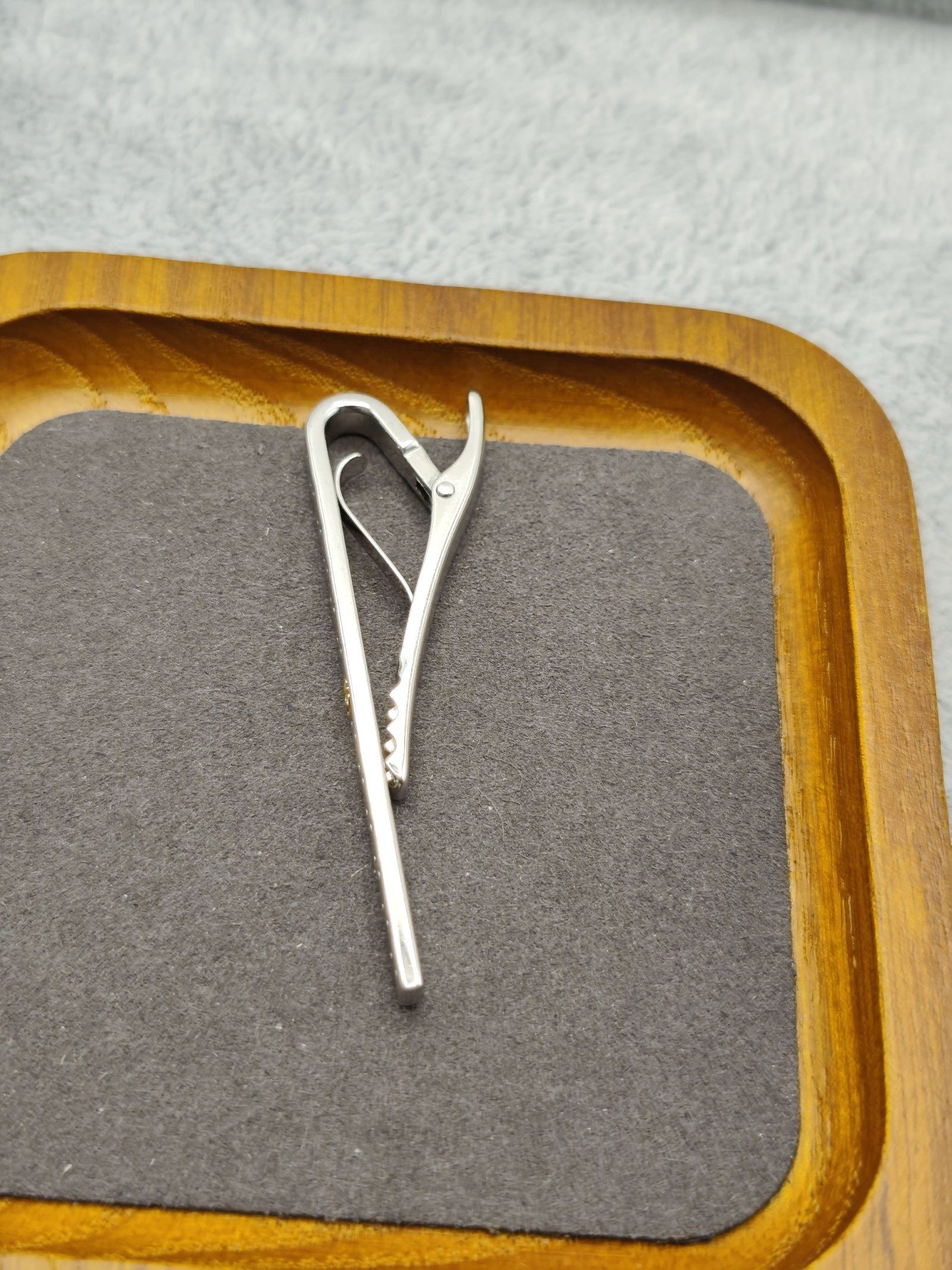 Dunhill Silver & Gold Men’s Tie Clip with Gift Box Other image 9