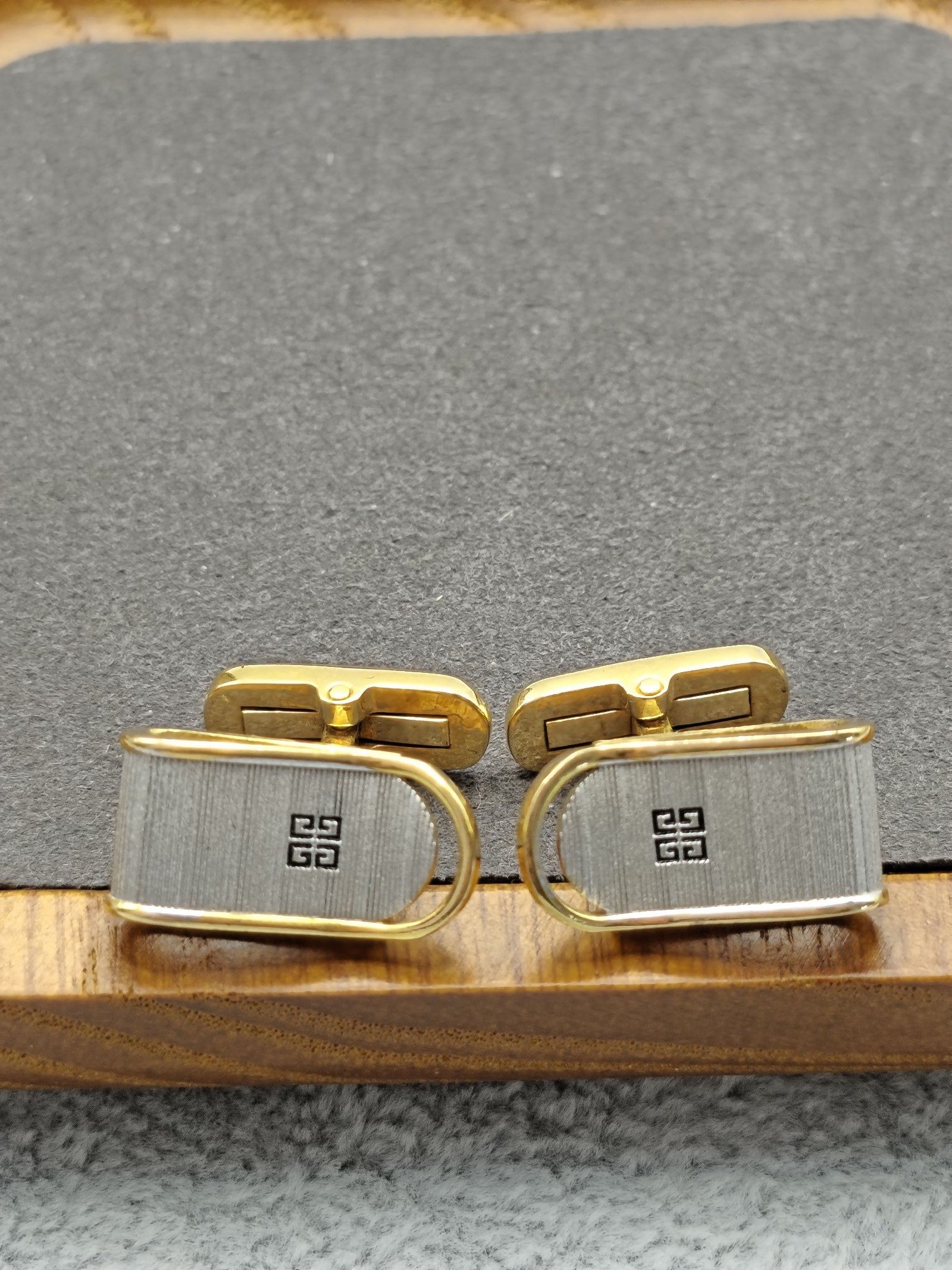 Givenchy Men Gold & Silver Cufflinks & Tie Clip Set Other image 4