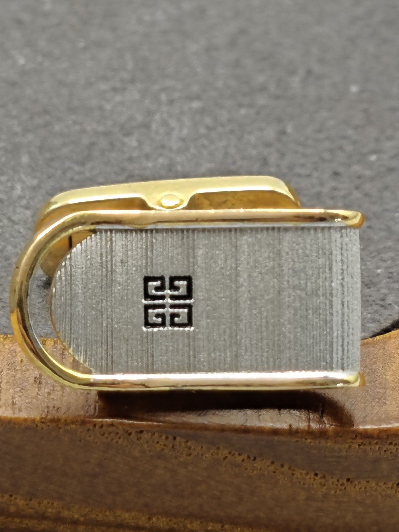 Givenchy Men Gold & Silver Cufflinks & Tie Clip Set Other image 5