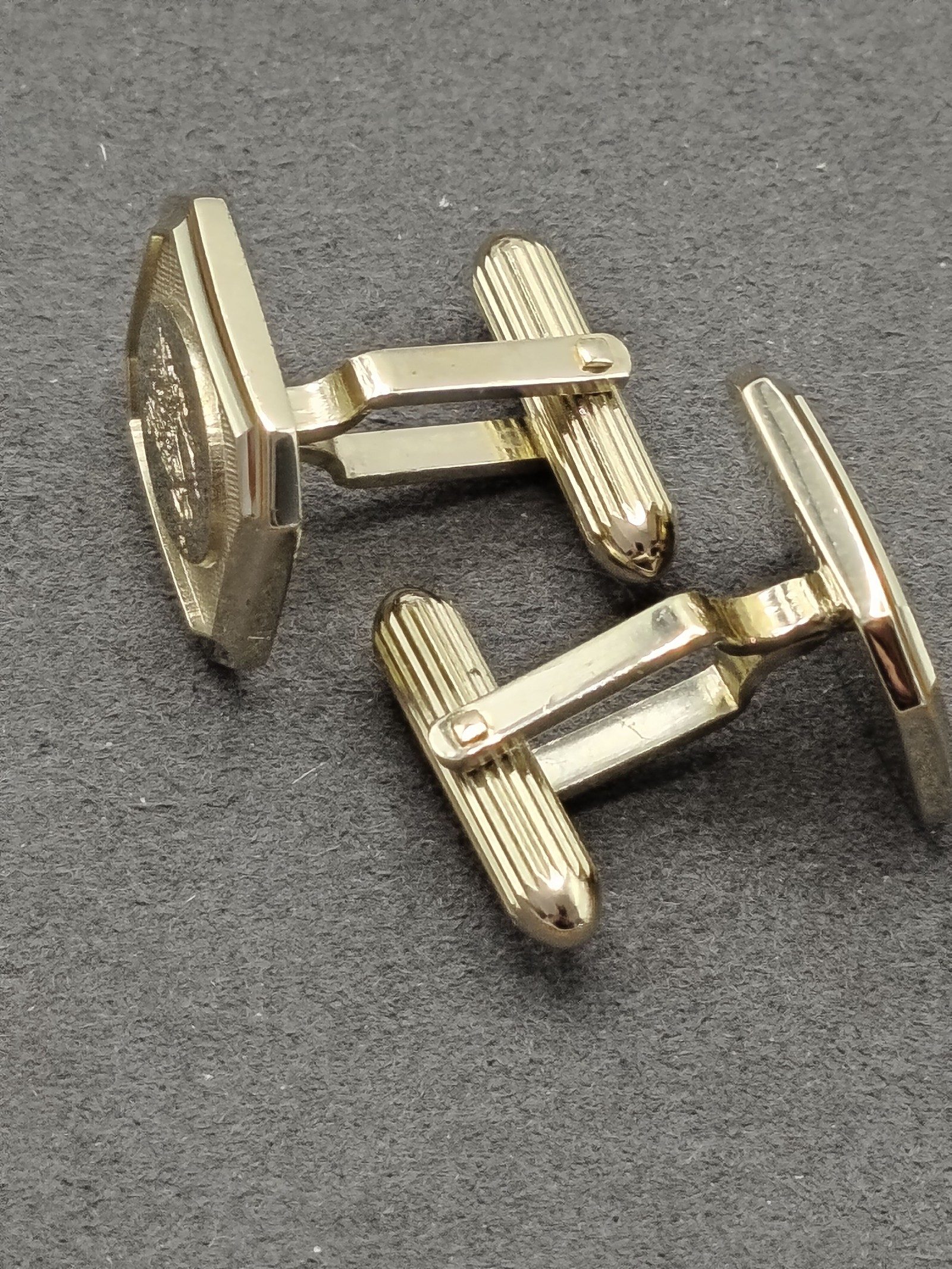 Burberry Vintage Gold Tone Riding Knight Cufflinks Men Other image 9