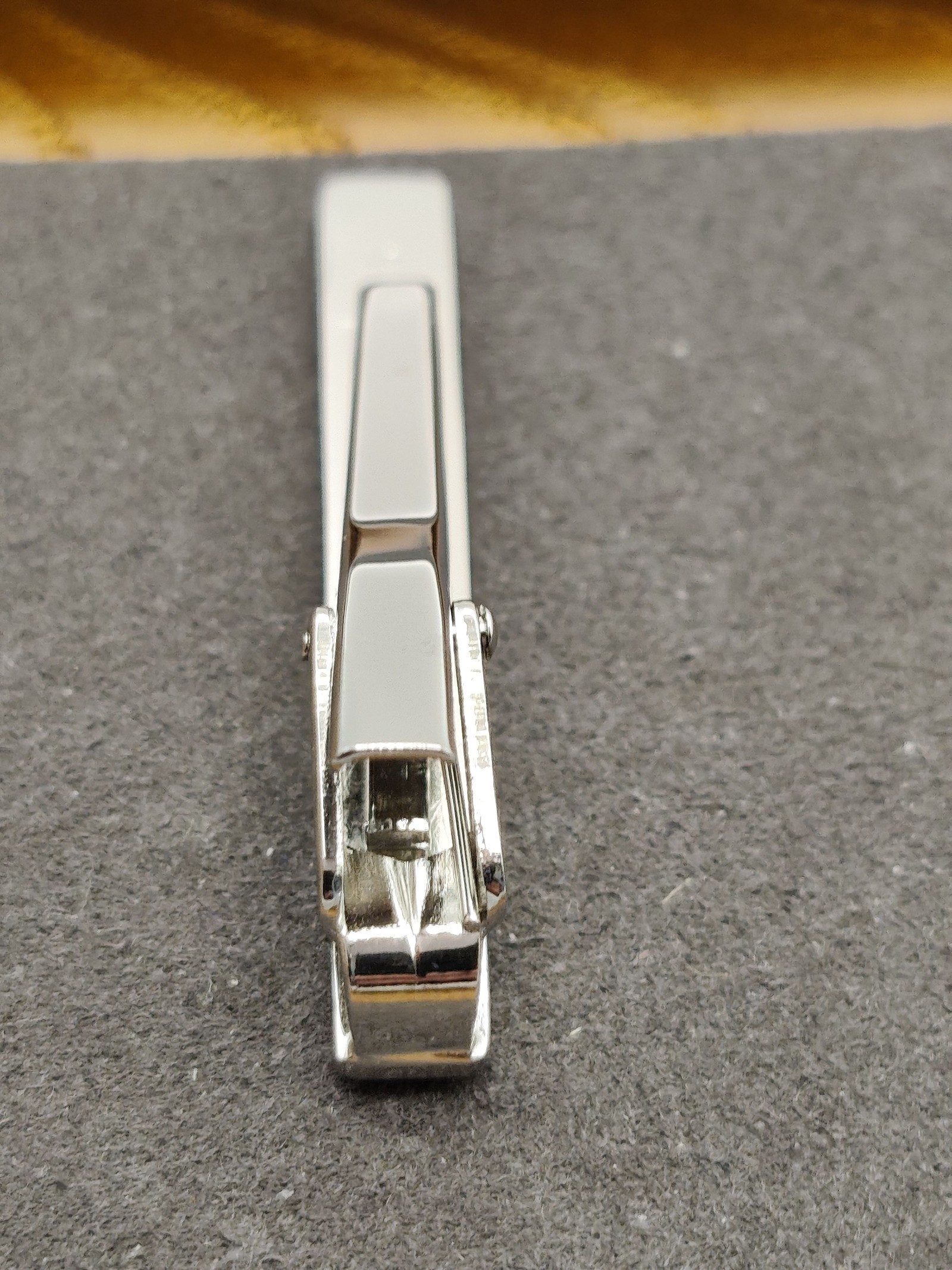 Valentino silver Tone Men's Tie Clip Elegant Accessory image 5