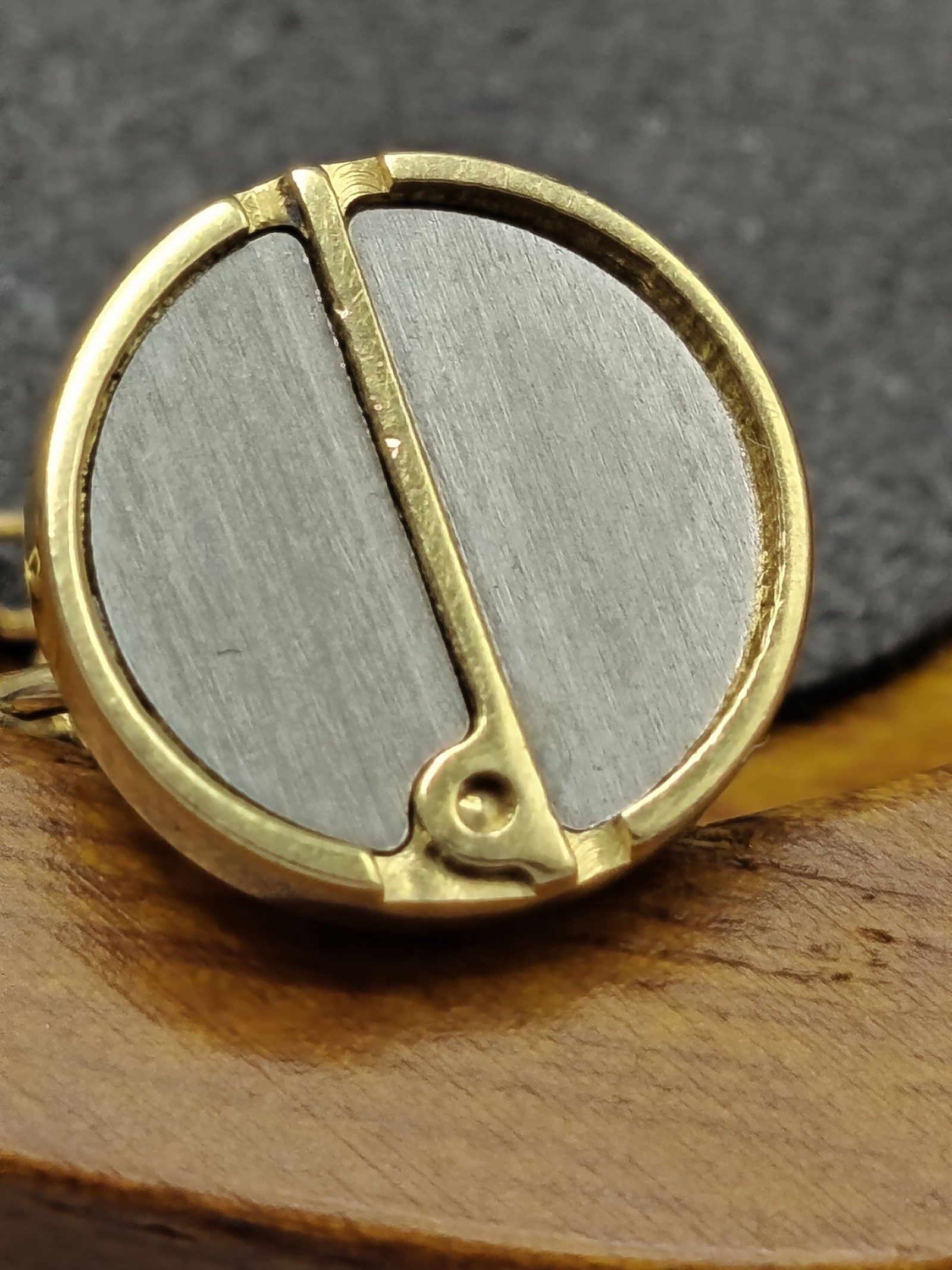 Dunhill Gold & Silver Tone Men's Tie Tack with Chain & Bar image 4