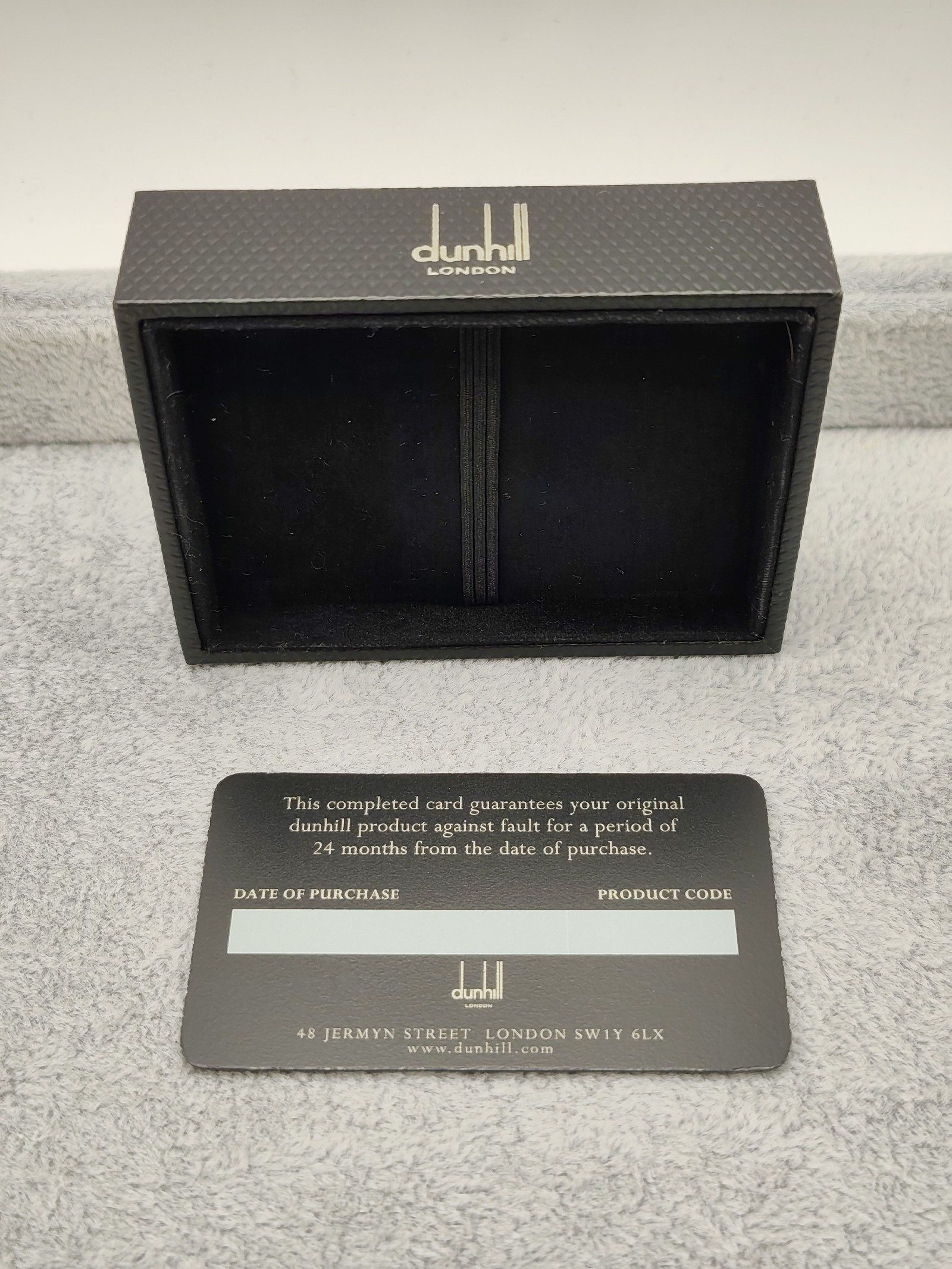 Dunhill Men Silver Puzzle Logo Cufflinks image 3
