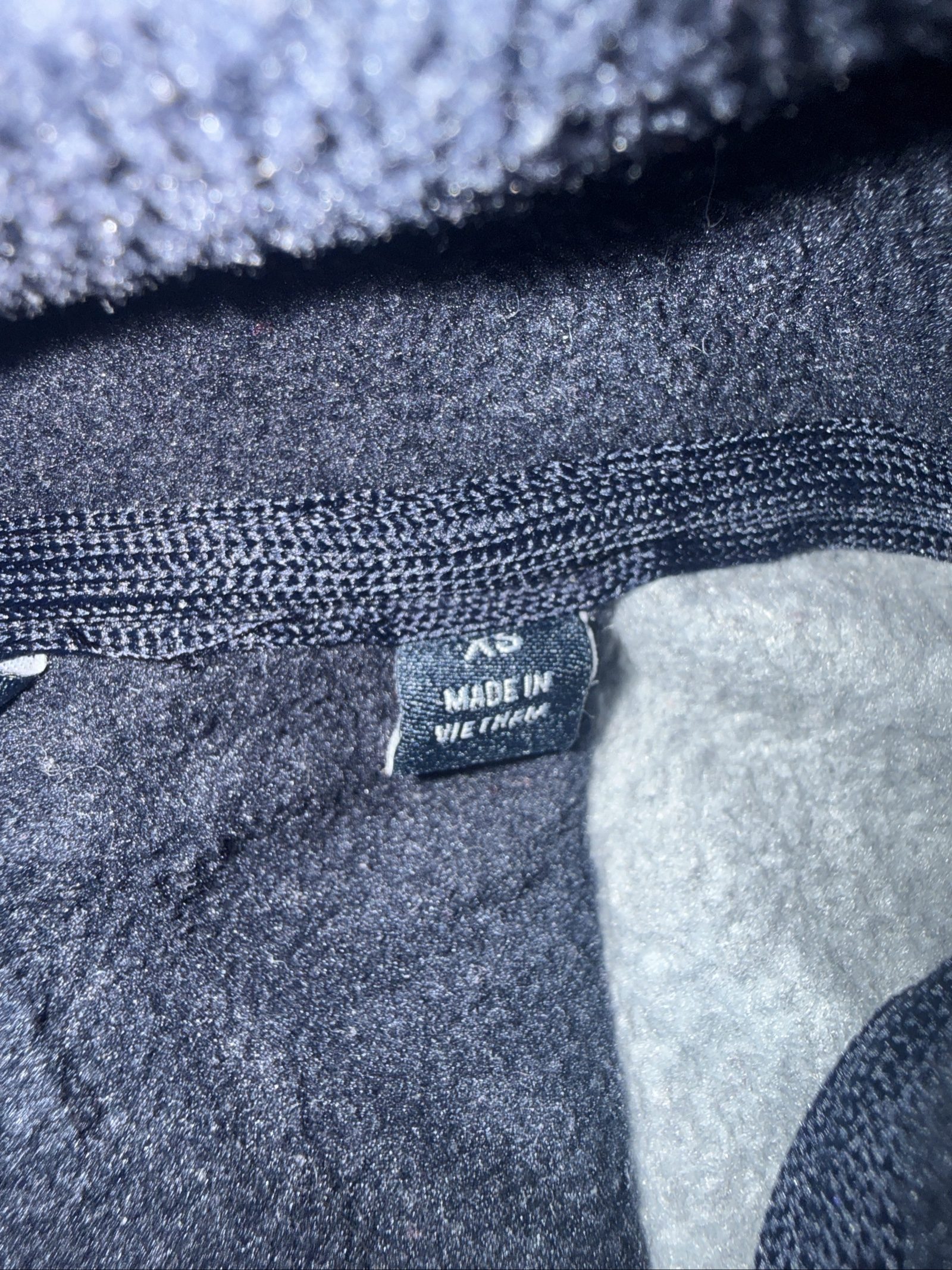 Nautica Men’s Light Grey Fleece Half Zip Jumper XS Warm Soft image 4