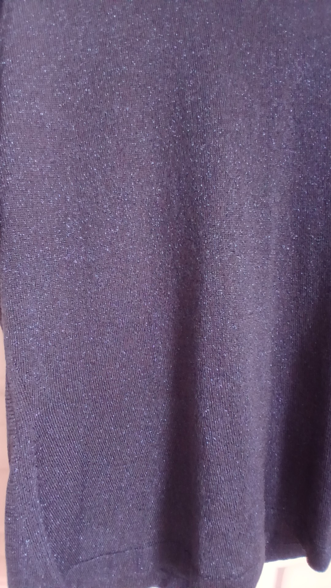 Compliments Women's Navy Glitter Short Sleeve Top/Jumper Size 18/20 image 4