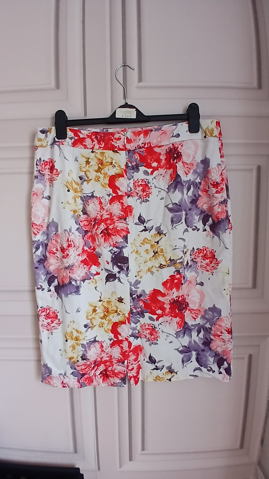 Long Tall Sally Women's Multi Floral Print Pencil Skirt UK 18 image 2