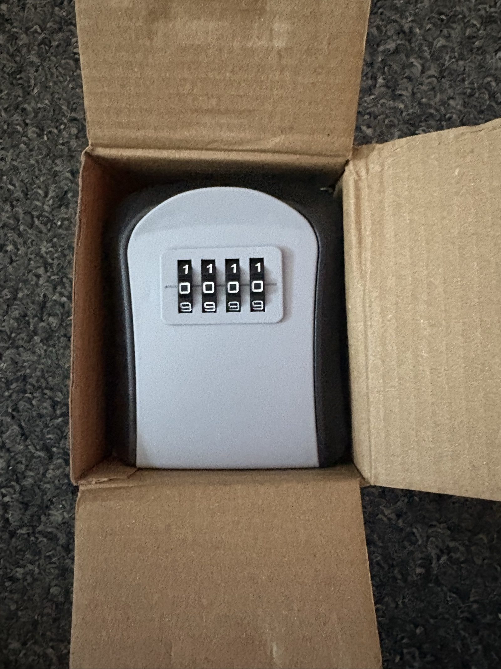 Combination Lock Key Safe Box with Fixing Kit