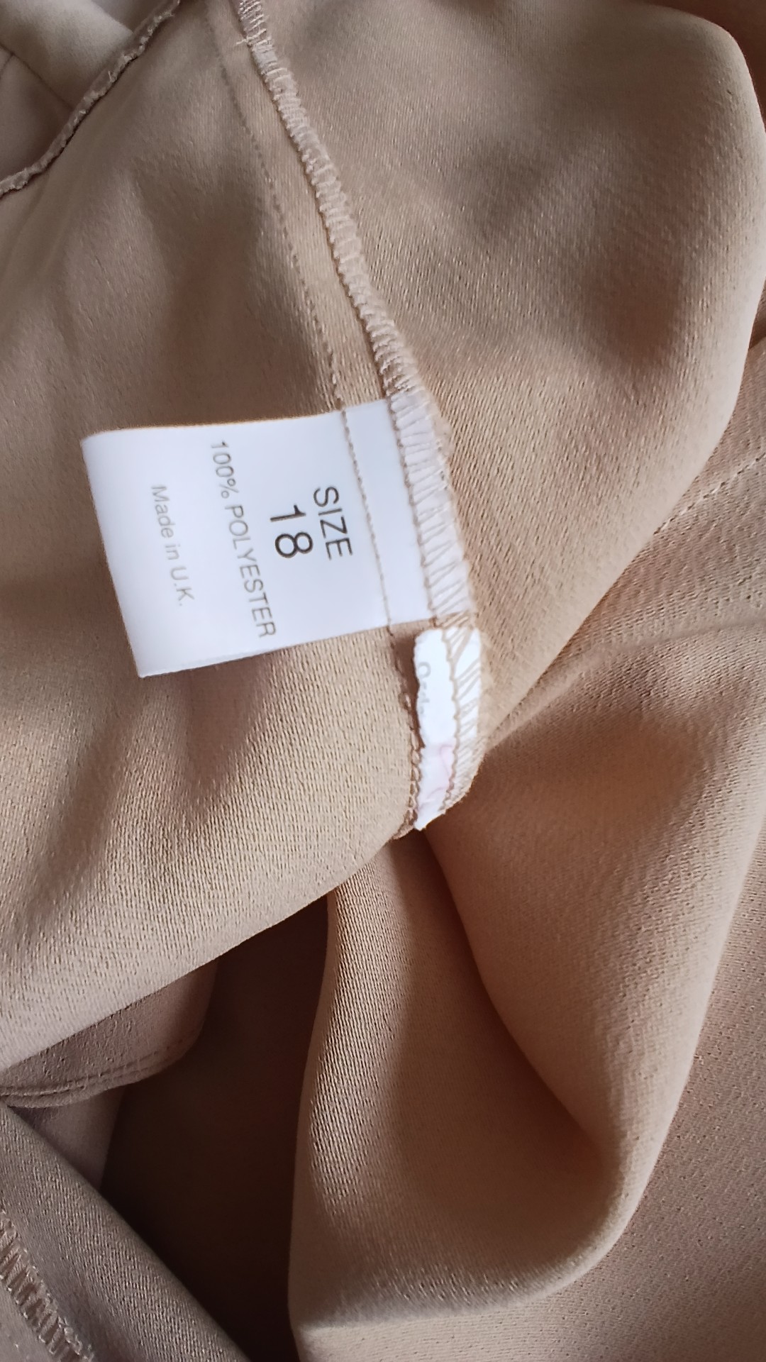 Annie Brooks Beige Short Sleeve Button Blouse with Faux Jacket UK 18 image 7