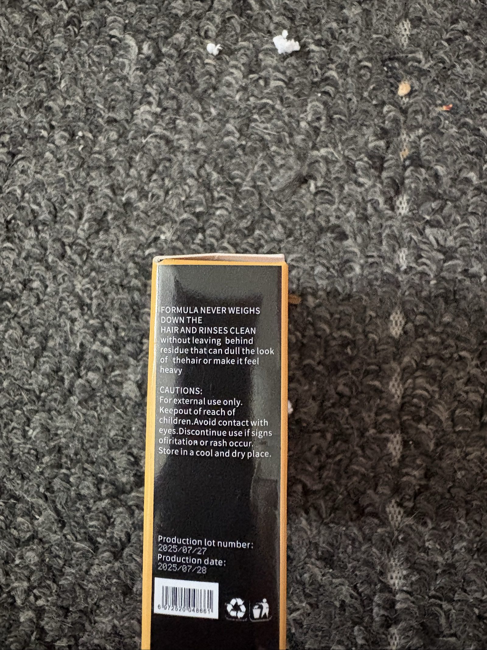 Sol Lora Black Soap Bar Shampoo 60g Grey Coverage image 2