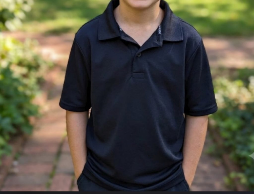 Nautica Kids Dark Blue School Uniform Polo Shirt XL (18-20) Regular